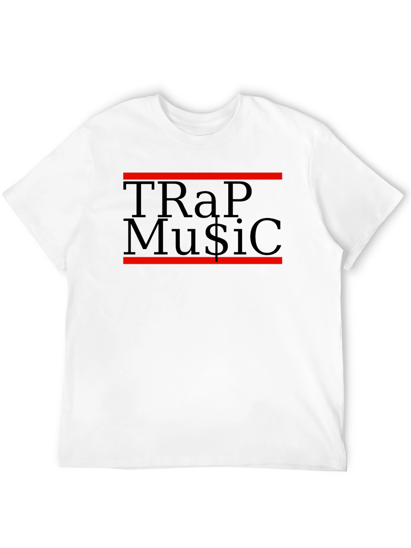 TRap Mu$ic Black Graphic Tee