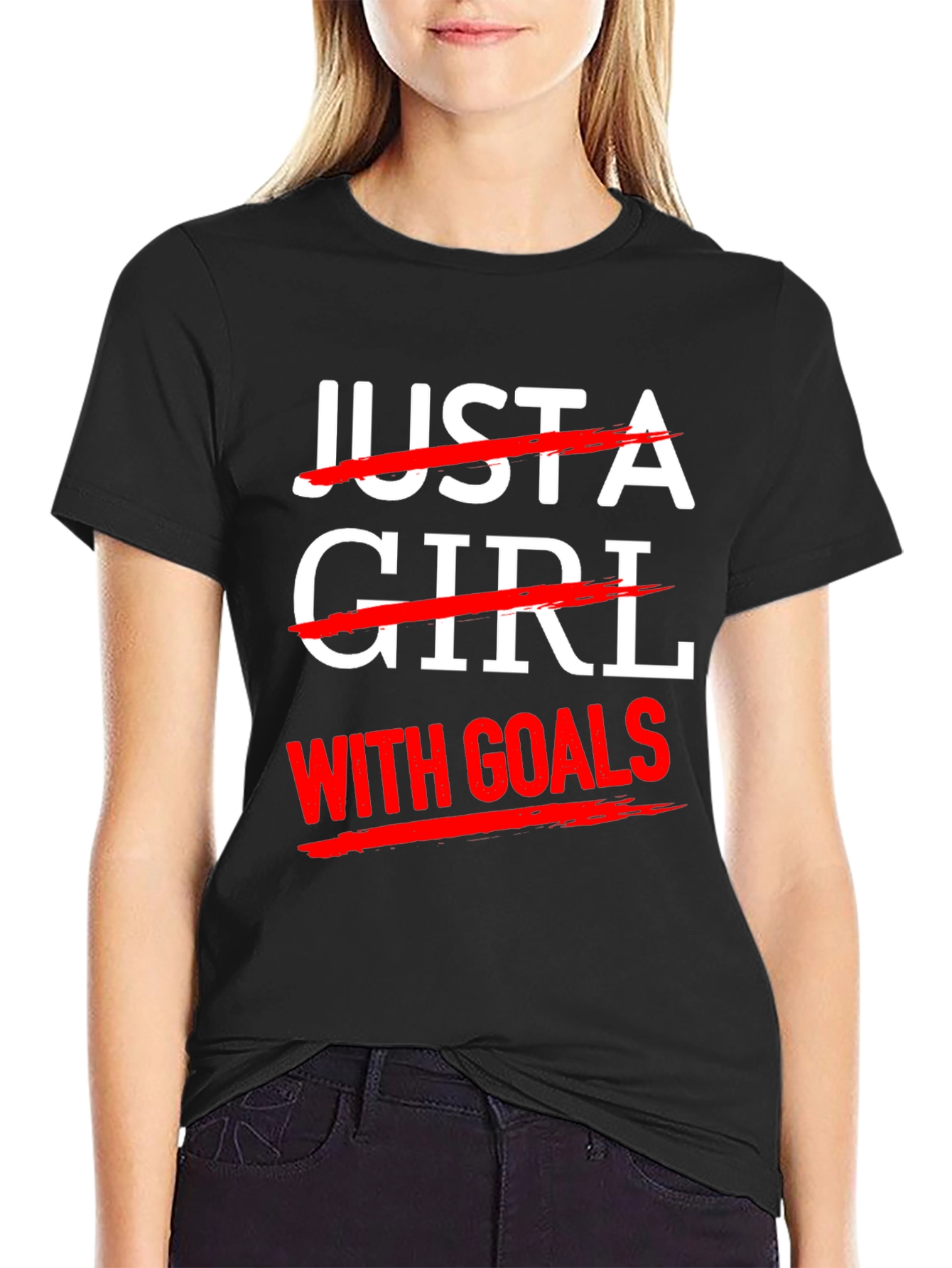 Just A Girl With Goals T-Shirt - Unisex