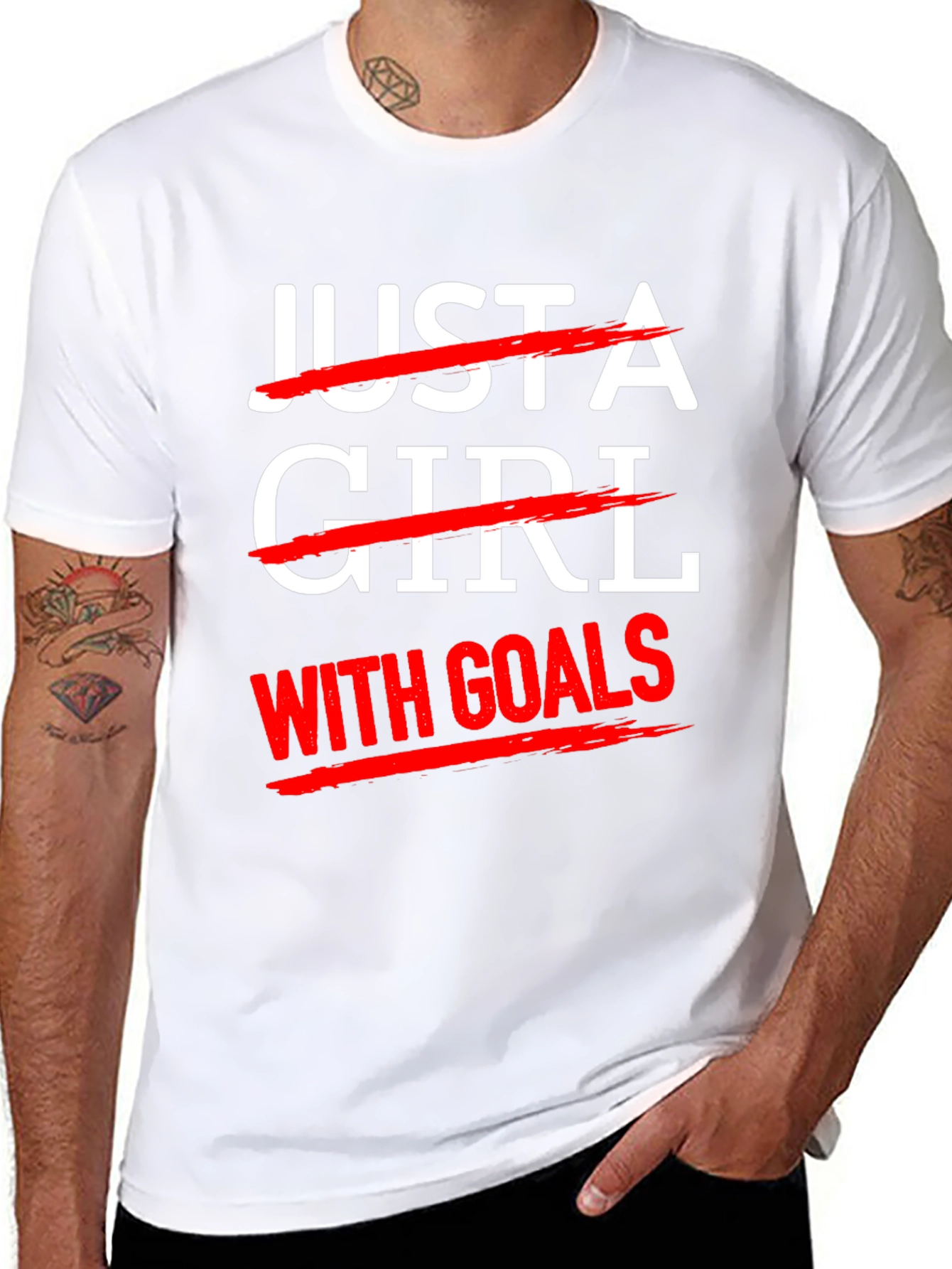 Just A Girl With Goals T-Shirt - Unisex