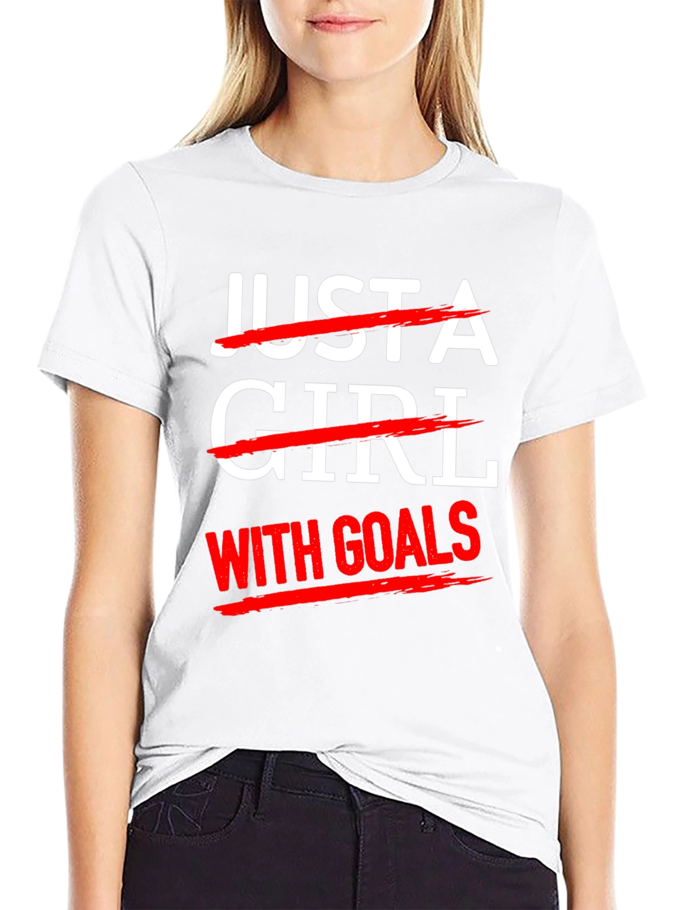 Just A Girl With Goals T-Shirt - Unisex