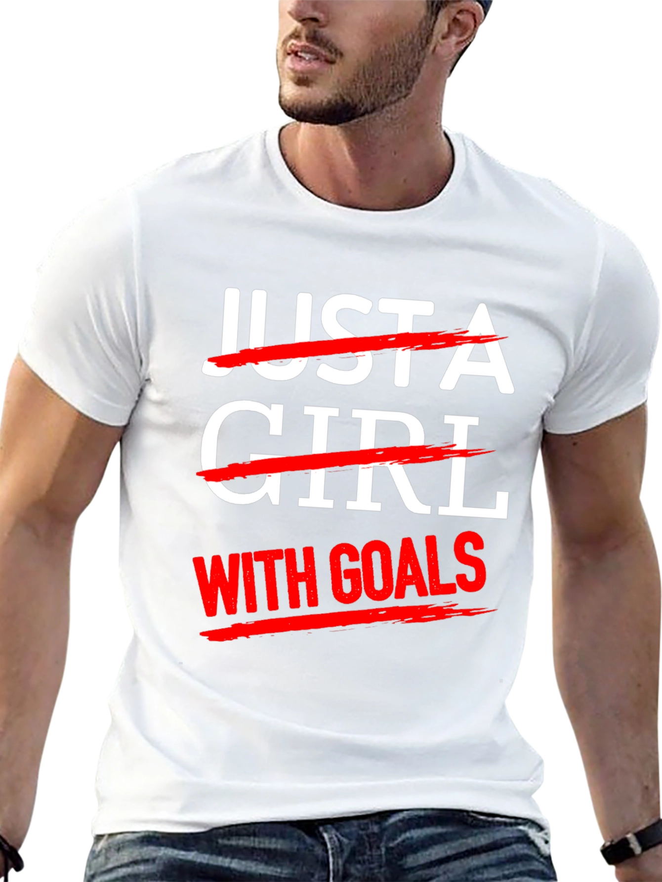 Just A Girl With Goals T-Shirt - Unisex