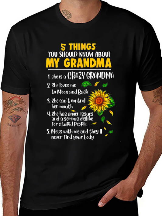 5 Things About My Grandma T-Shirt