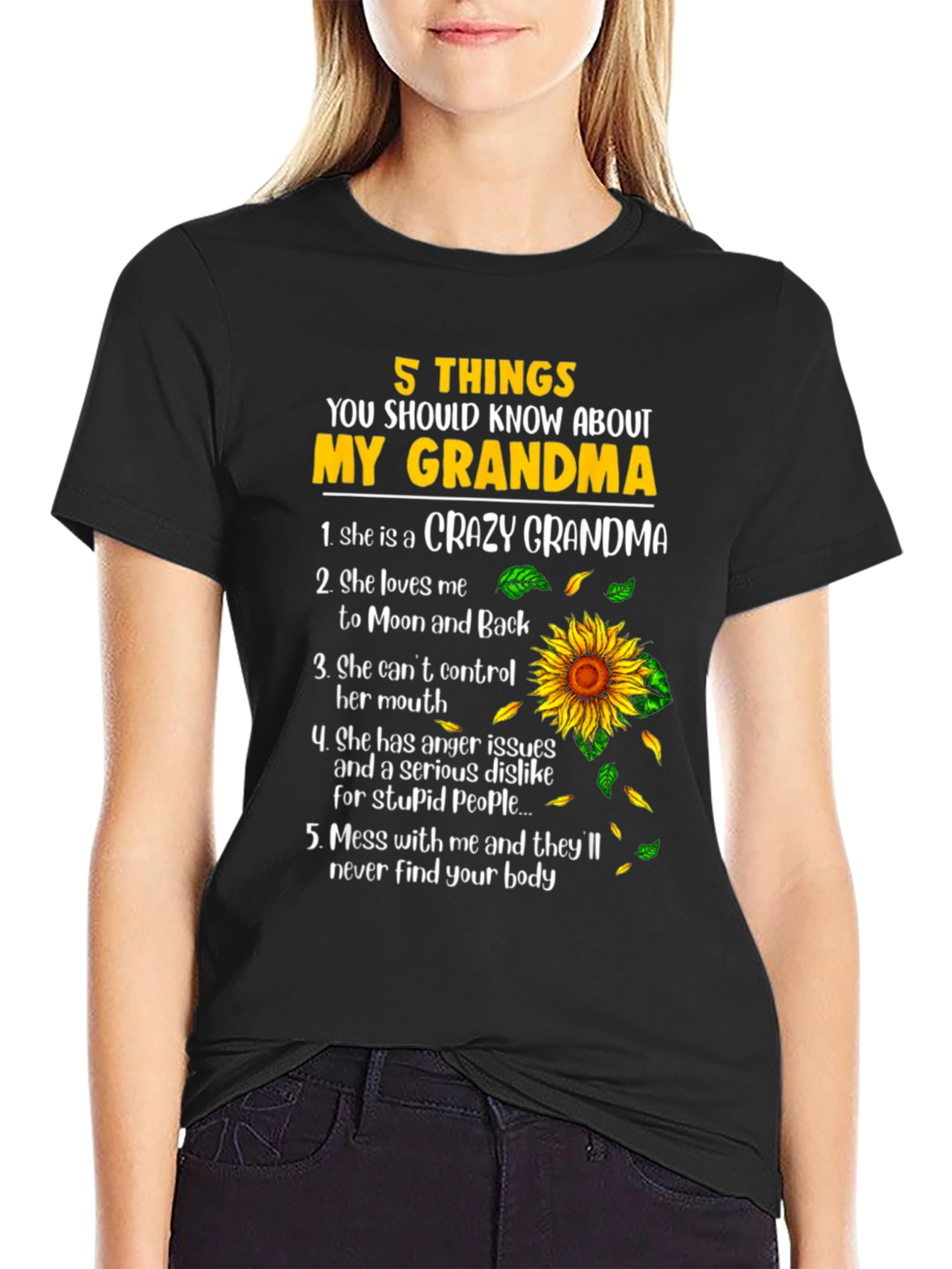 5 Things About My Grandma T-Shirt