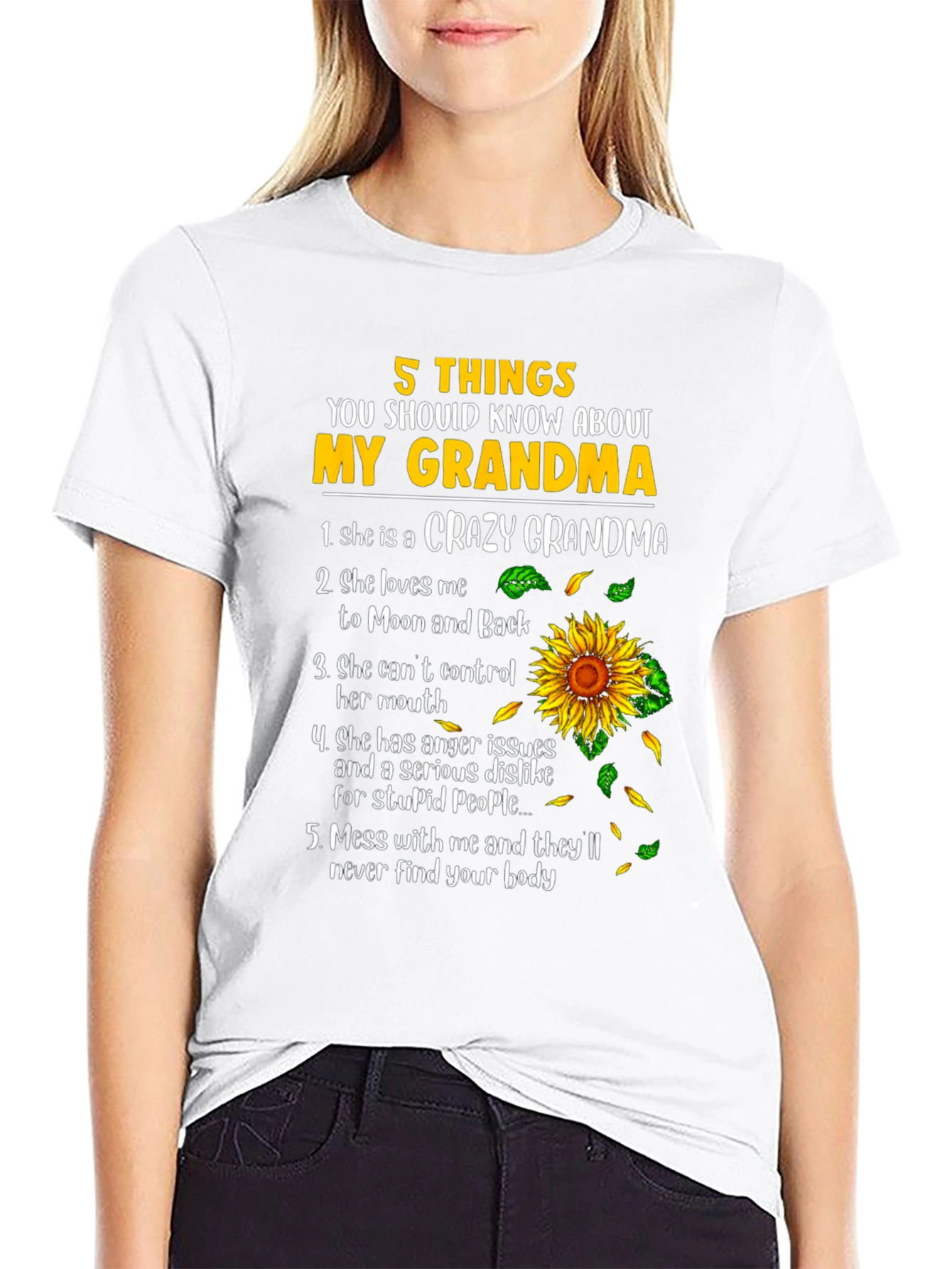 5 Things About My Grandma T-Shirt