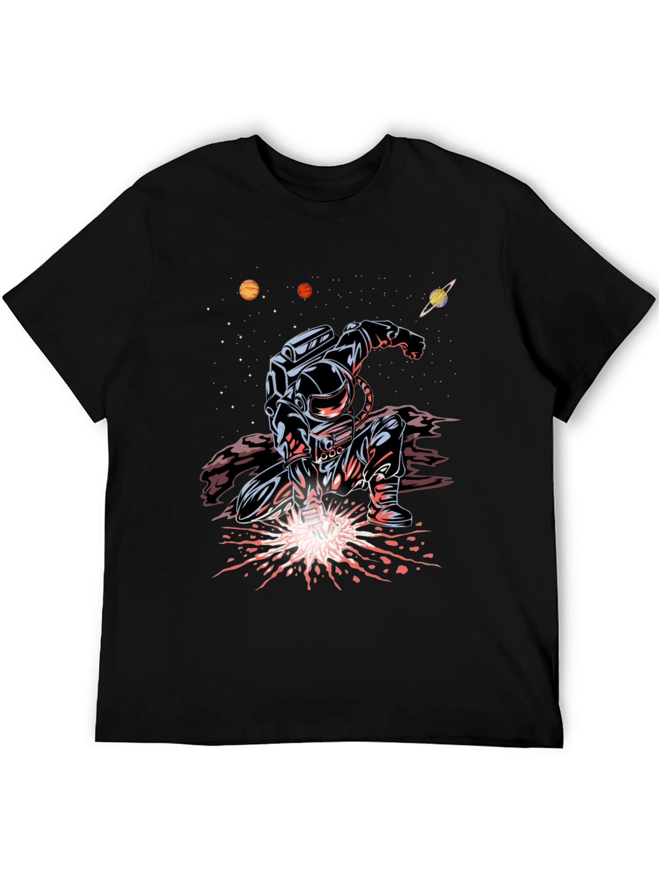 Astronaut Welder Graphic Tee