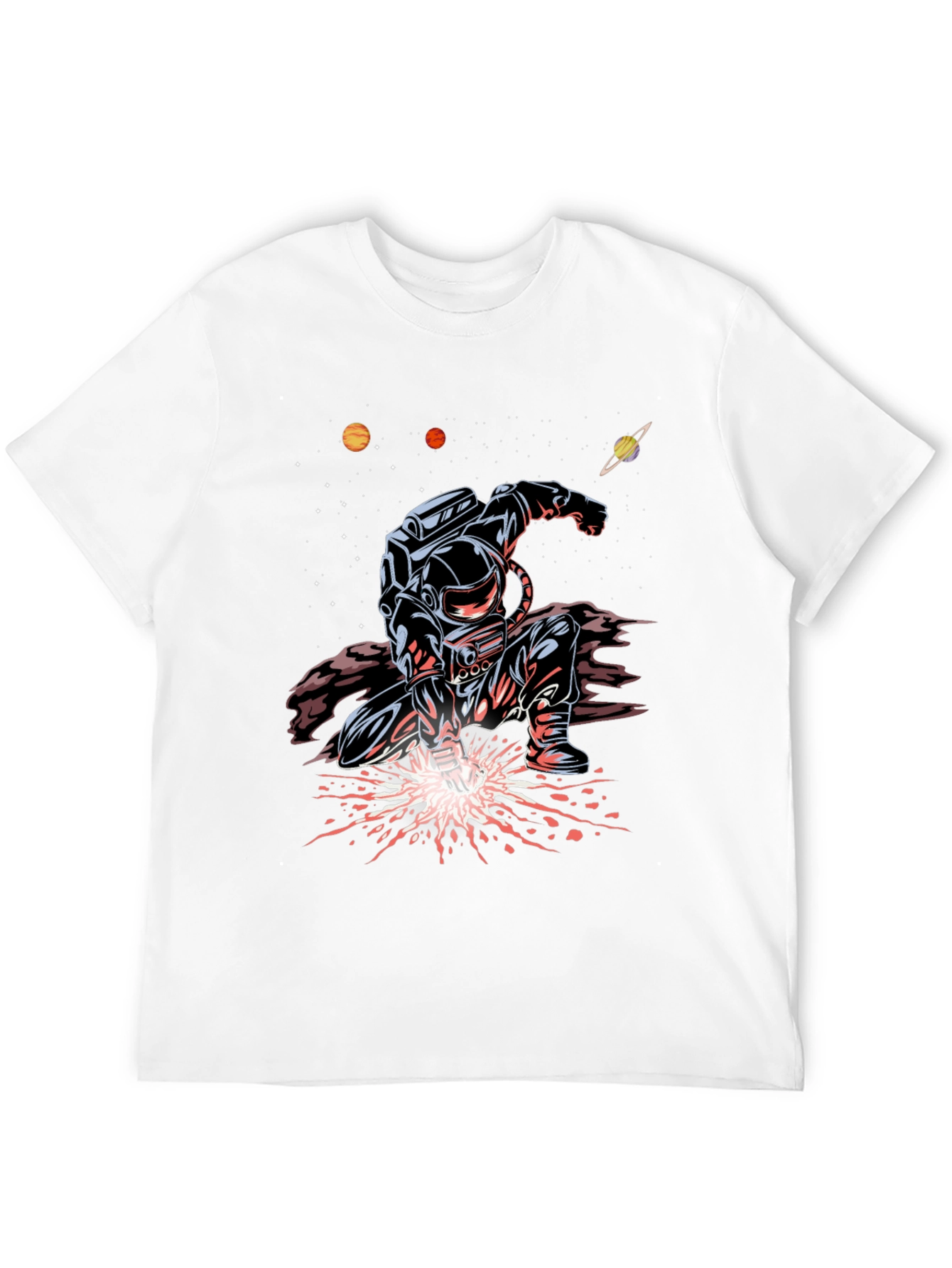 Astronaut Welder Graphic Tee