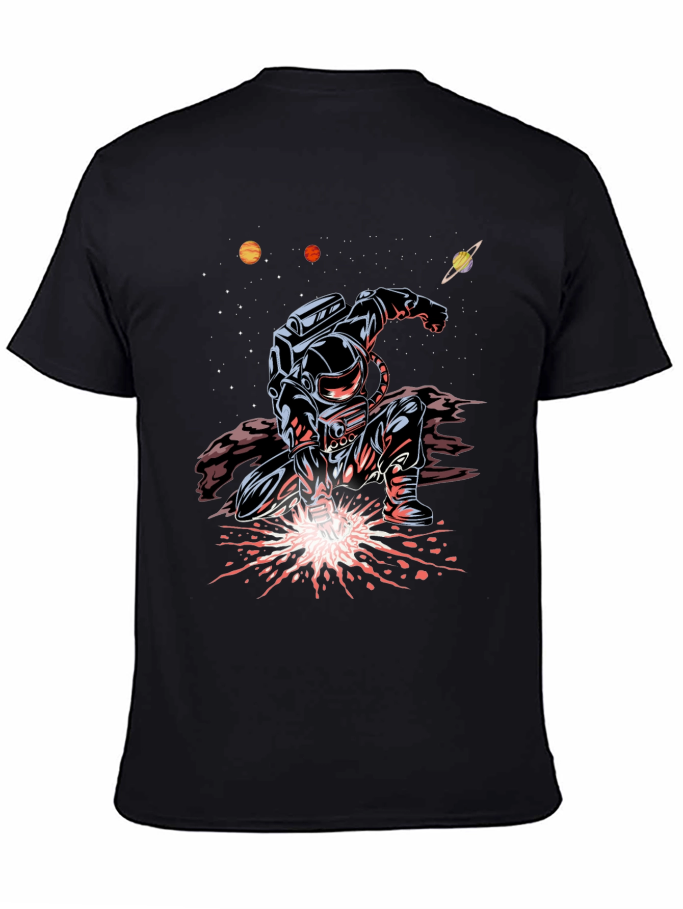 Astronaut Welder Graphic Tee