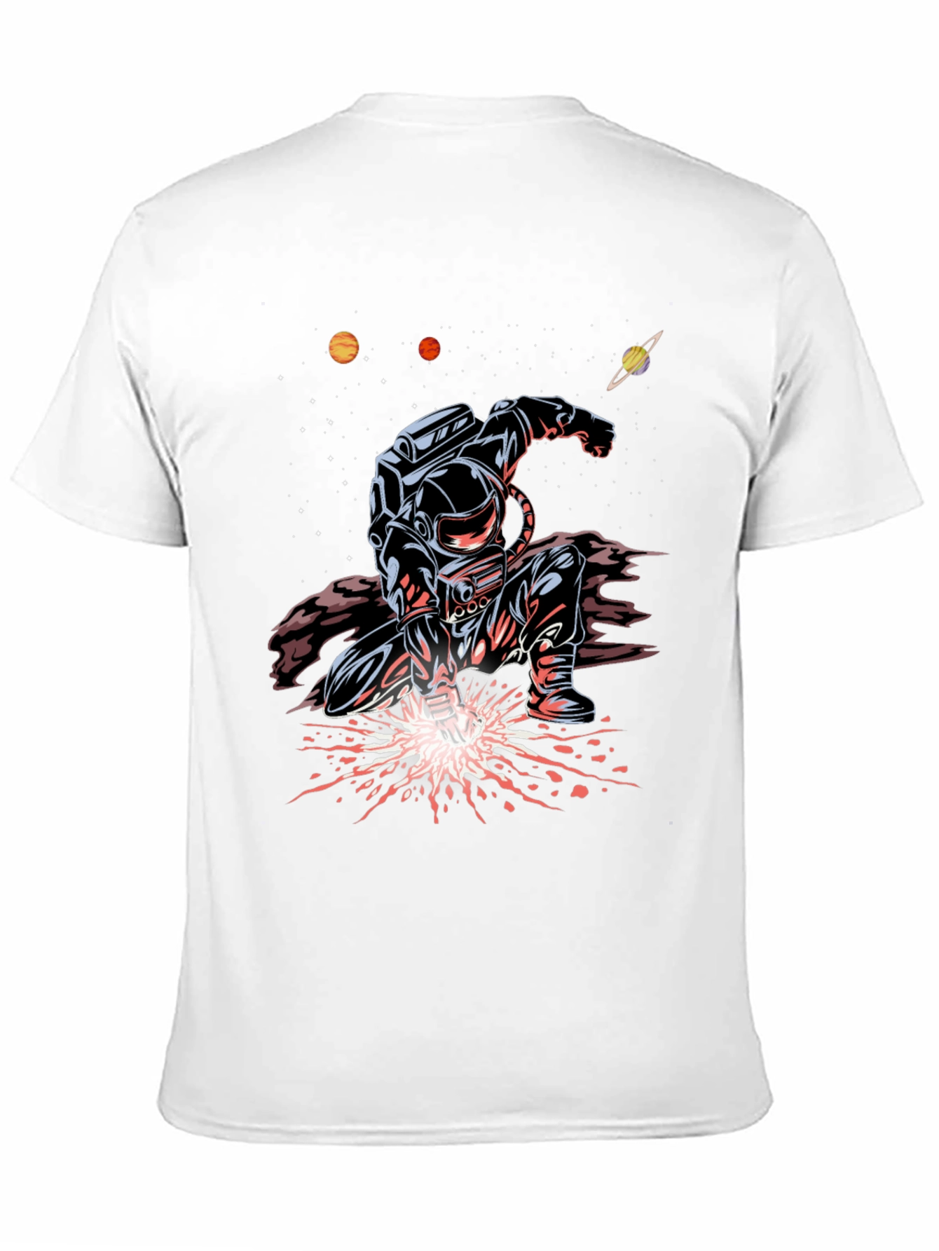 Astronaut Welder Graphic Tee