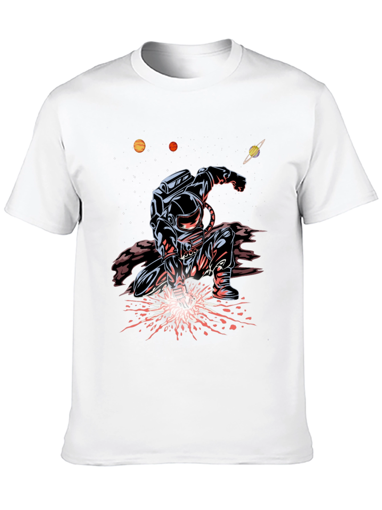 Astronaut Welder Graphic Tee
