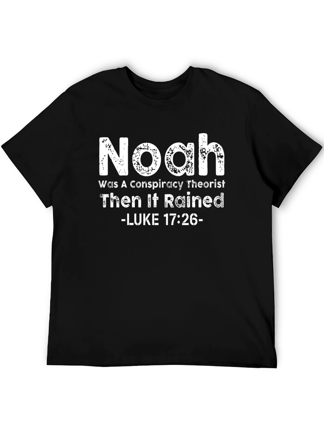 Noah Conspiracy Theorist Black T-Shirt
