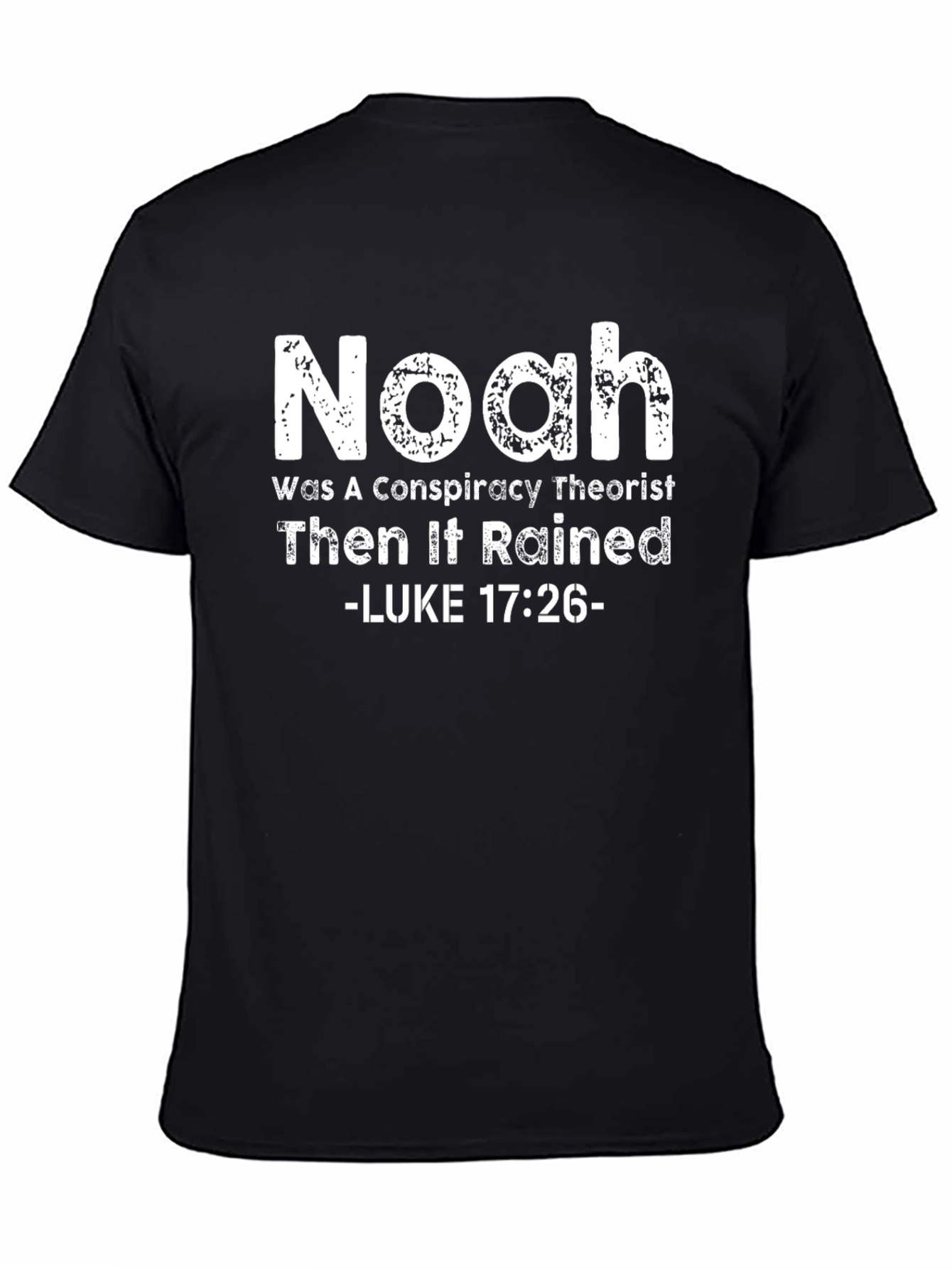 Noah Conspiracy Theorist Black T-Shirt
