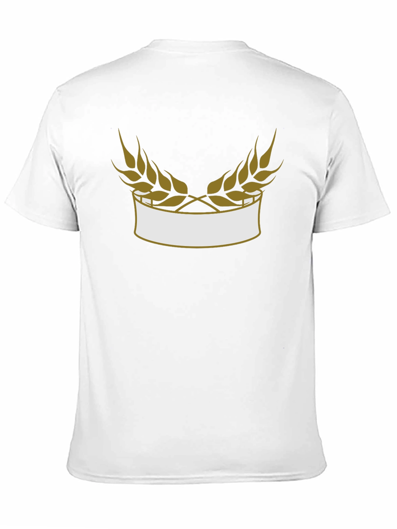 Wheat Laurel Black Tee