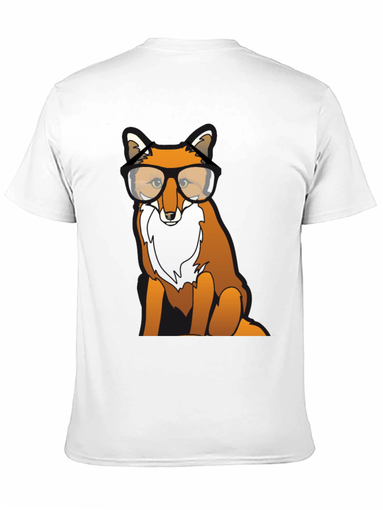 Fox with Glasses Graphic T-Shirt