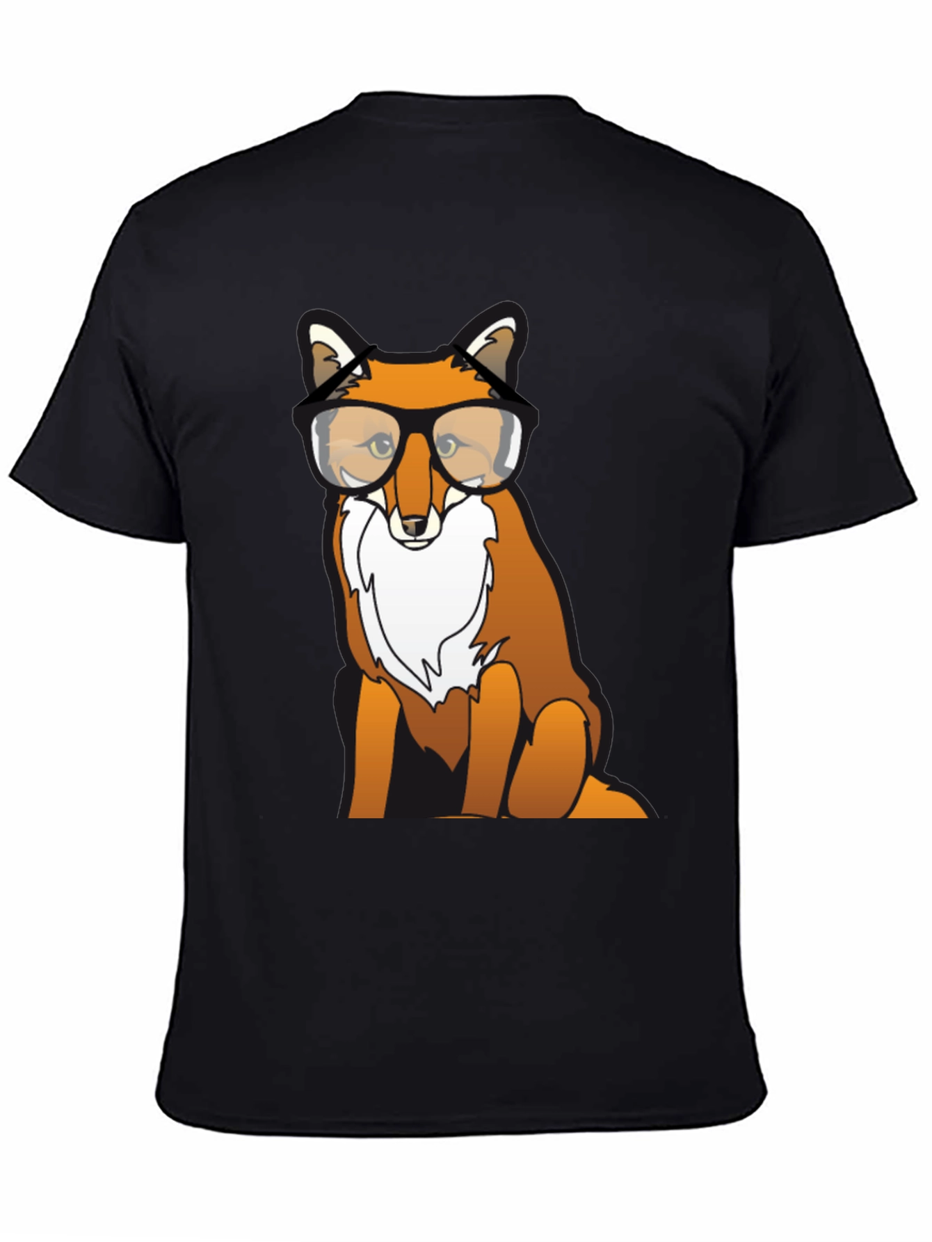 Fox with Glasses Graphic T-Shirt