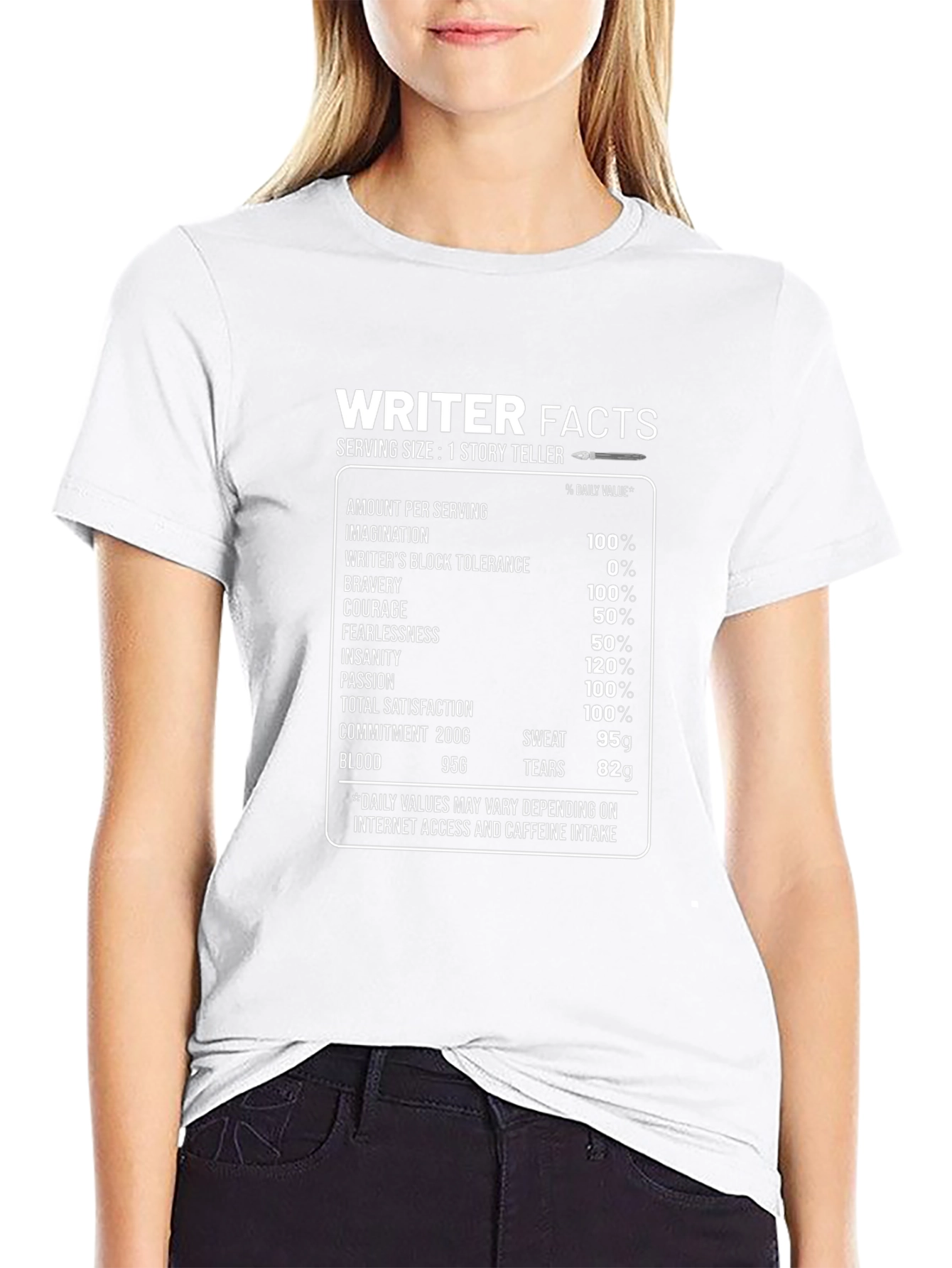 Writer Facts Graphic Novelty T-Shirt