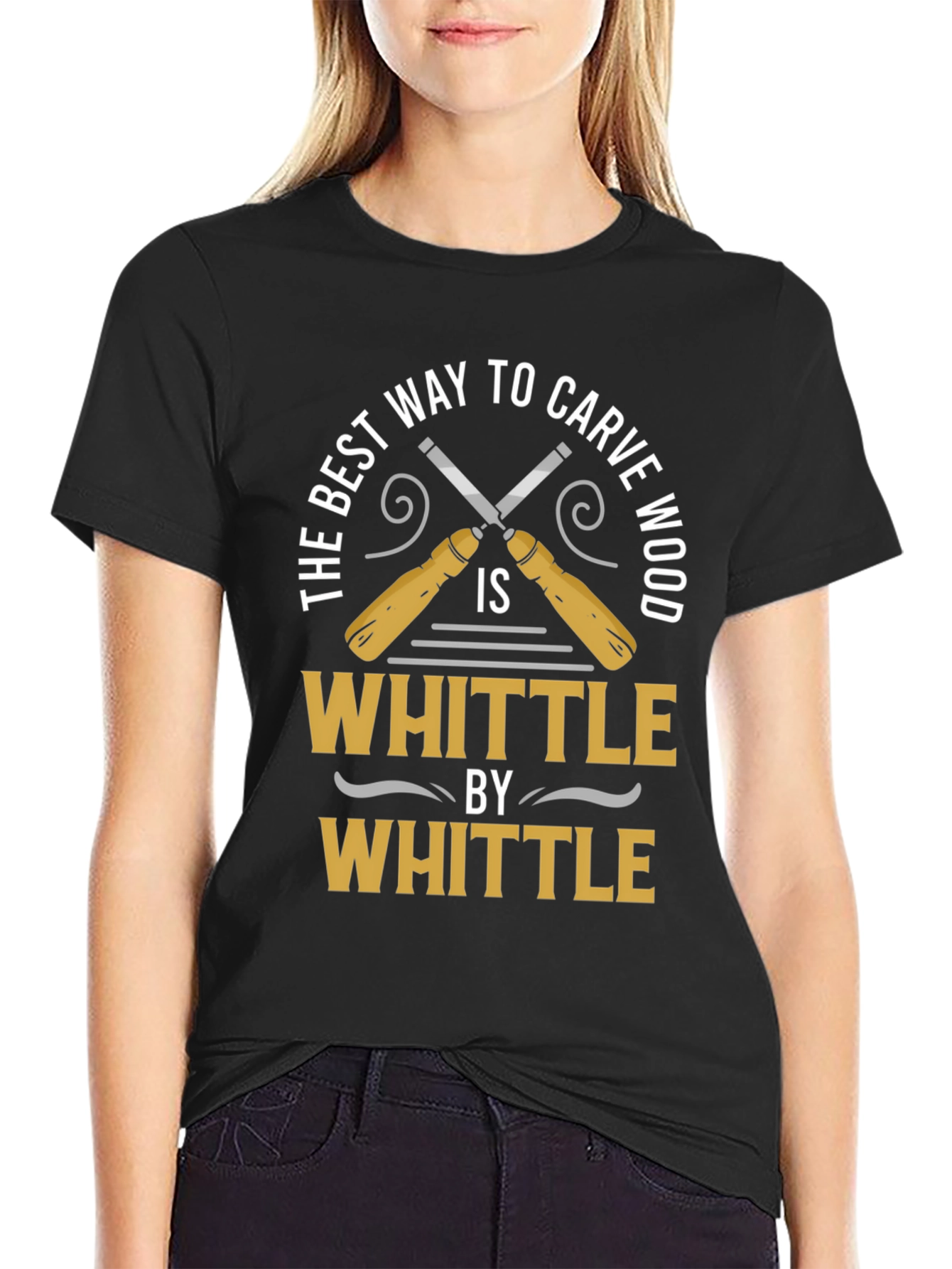 Whittle by Whittle Carve Wood T-Shirt