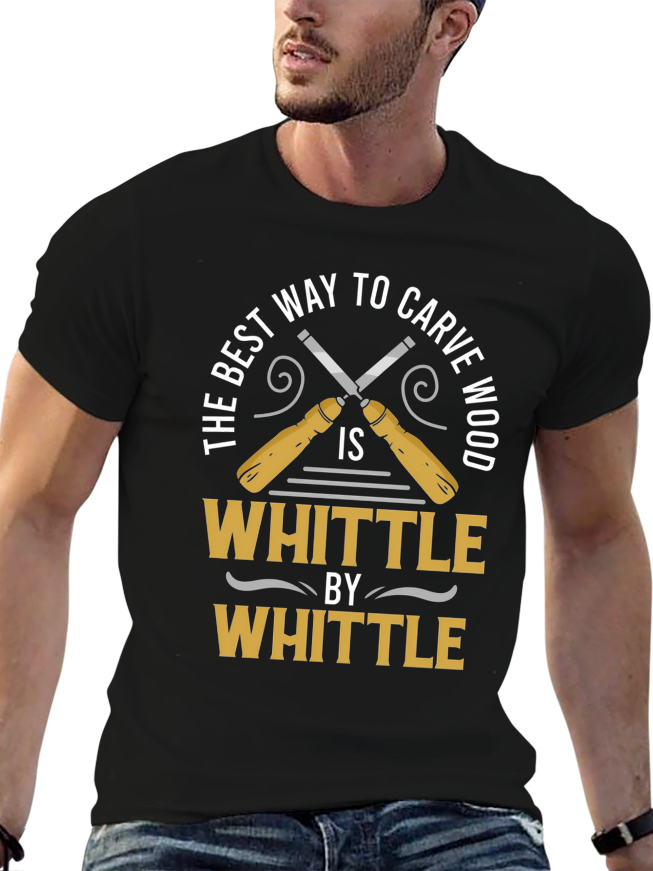 Whittle by Whittle Carve Wood T-Shirt
