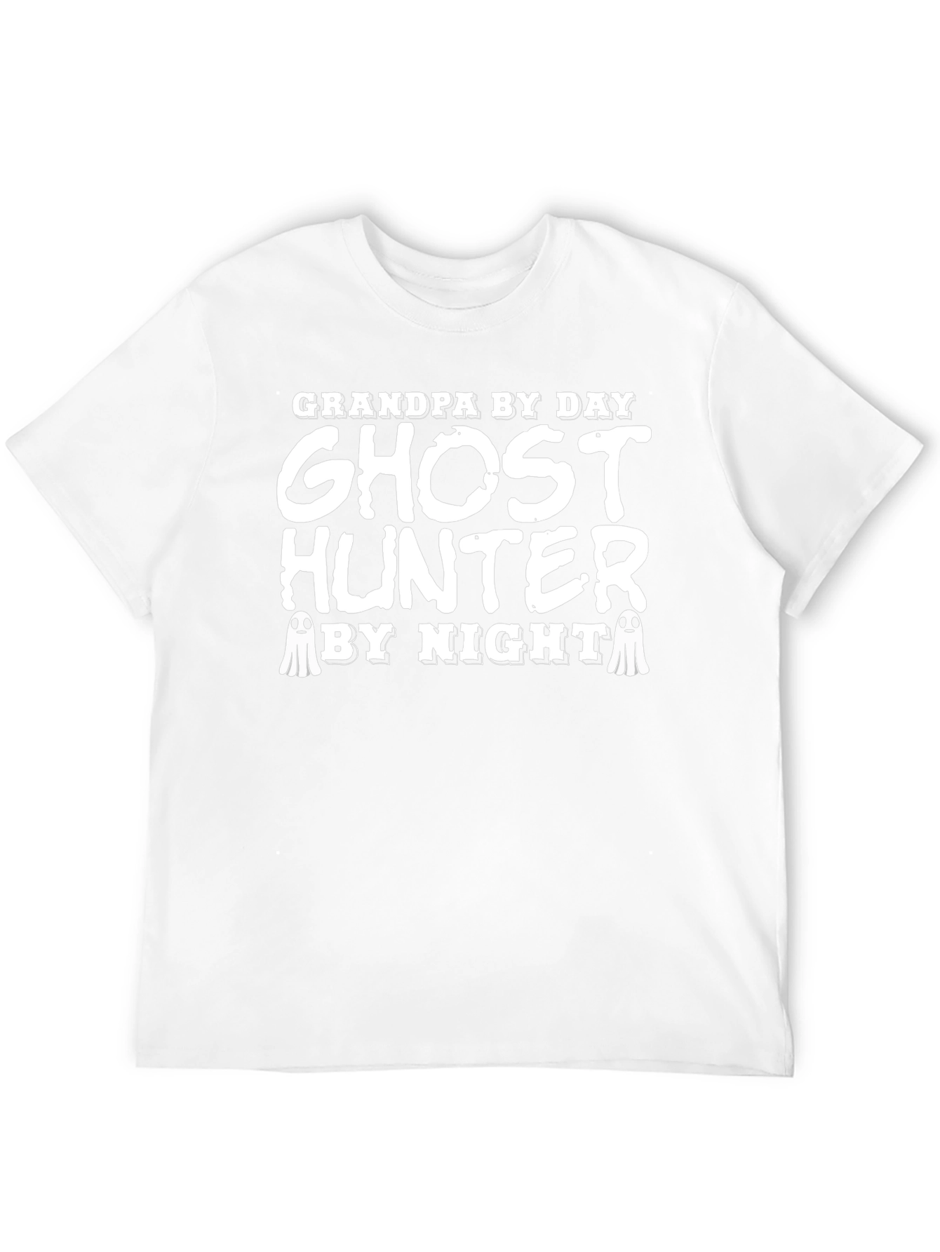 Grandpa Ghost Hunter Black T-Shirt