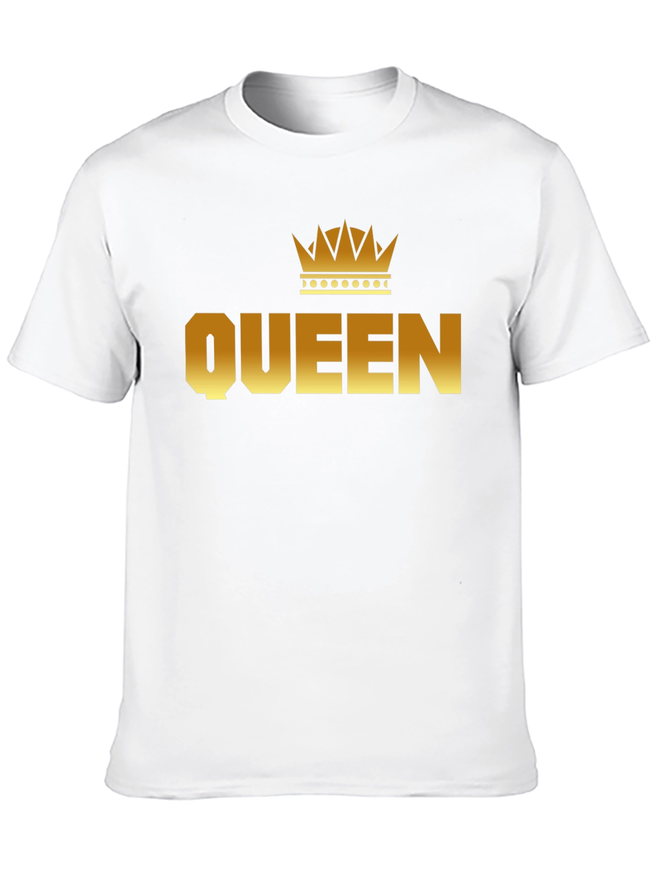 Queen Crown Graphic Black T-Shirt