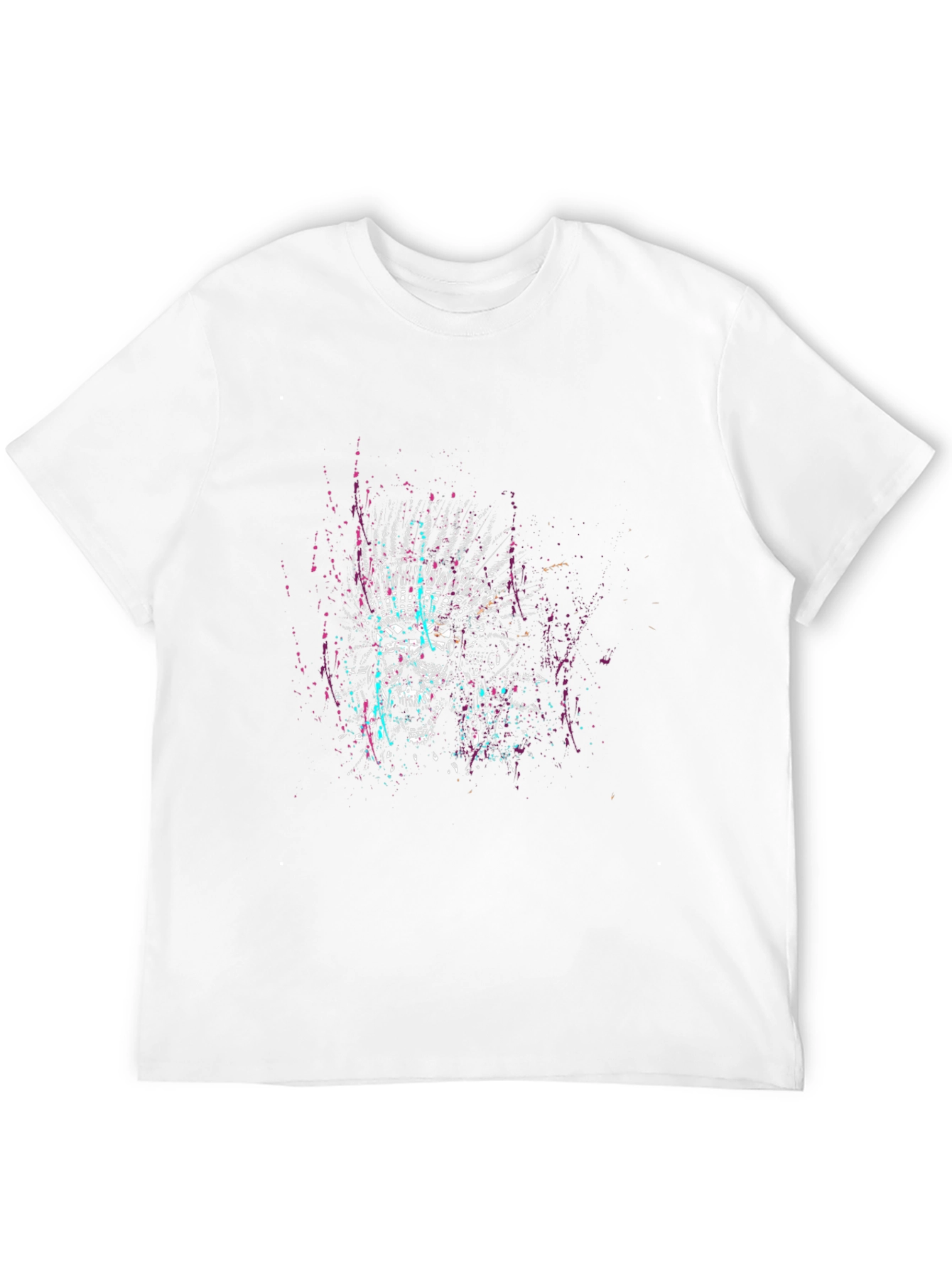 Skull Headdress Graphic Tee - Black
