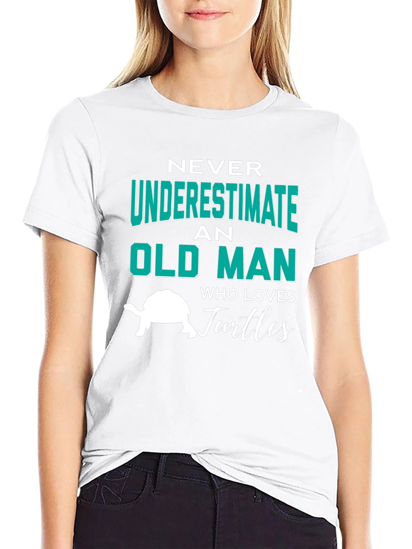 Never Underestimate An Old Man Who Loves Turtles T-Shirt