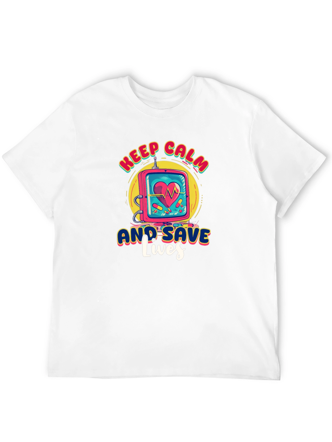Keep Calm Save Lives Graphic Tee