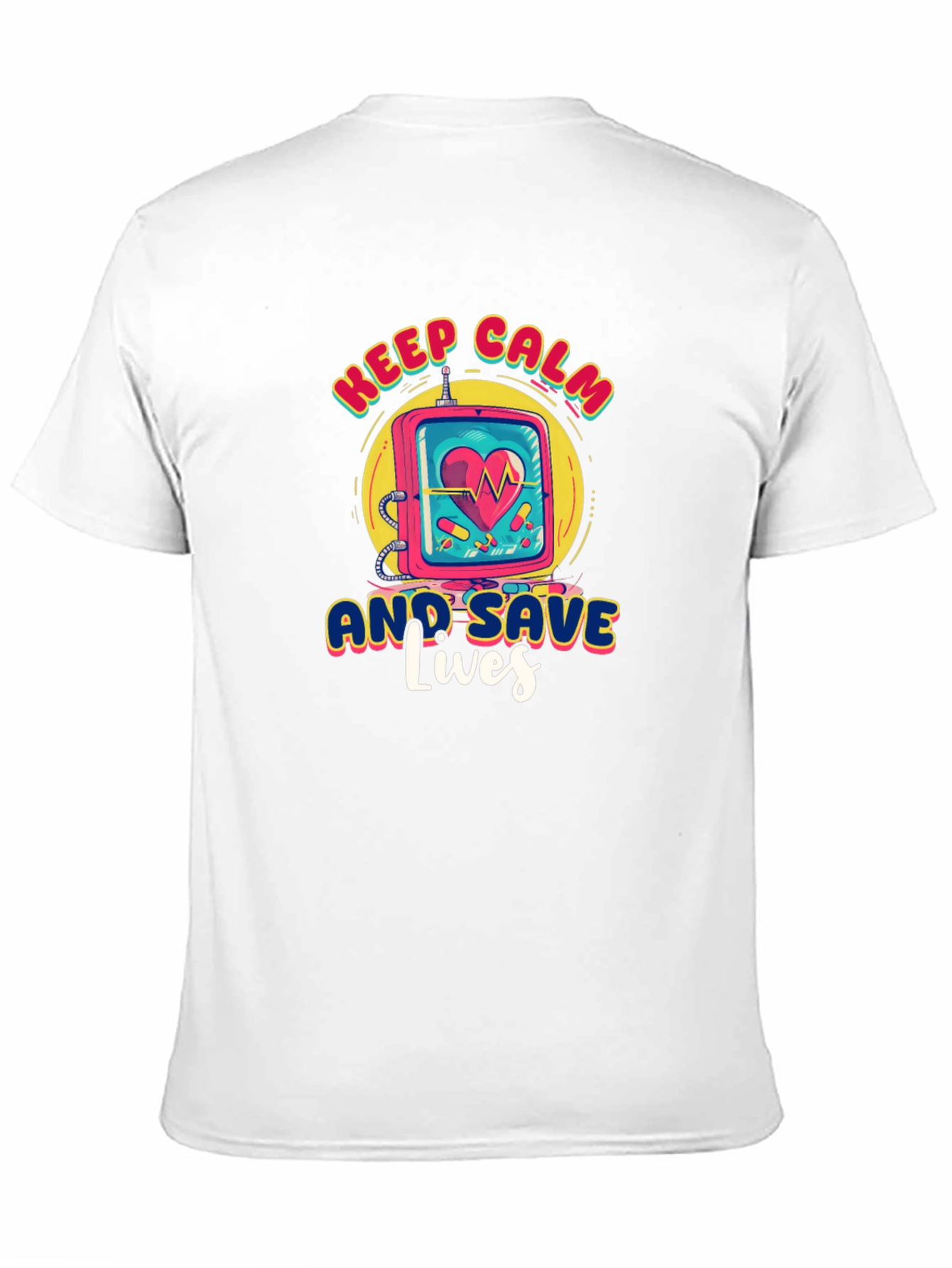 Keep Calm Save Lives Graphic Tee