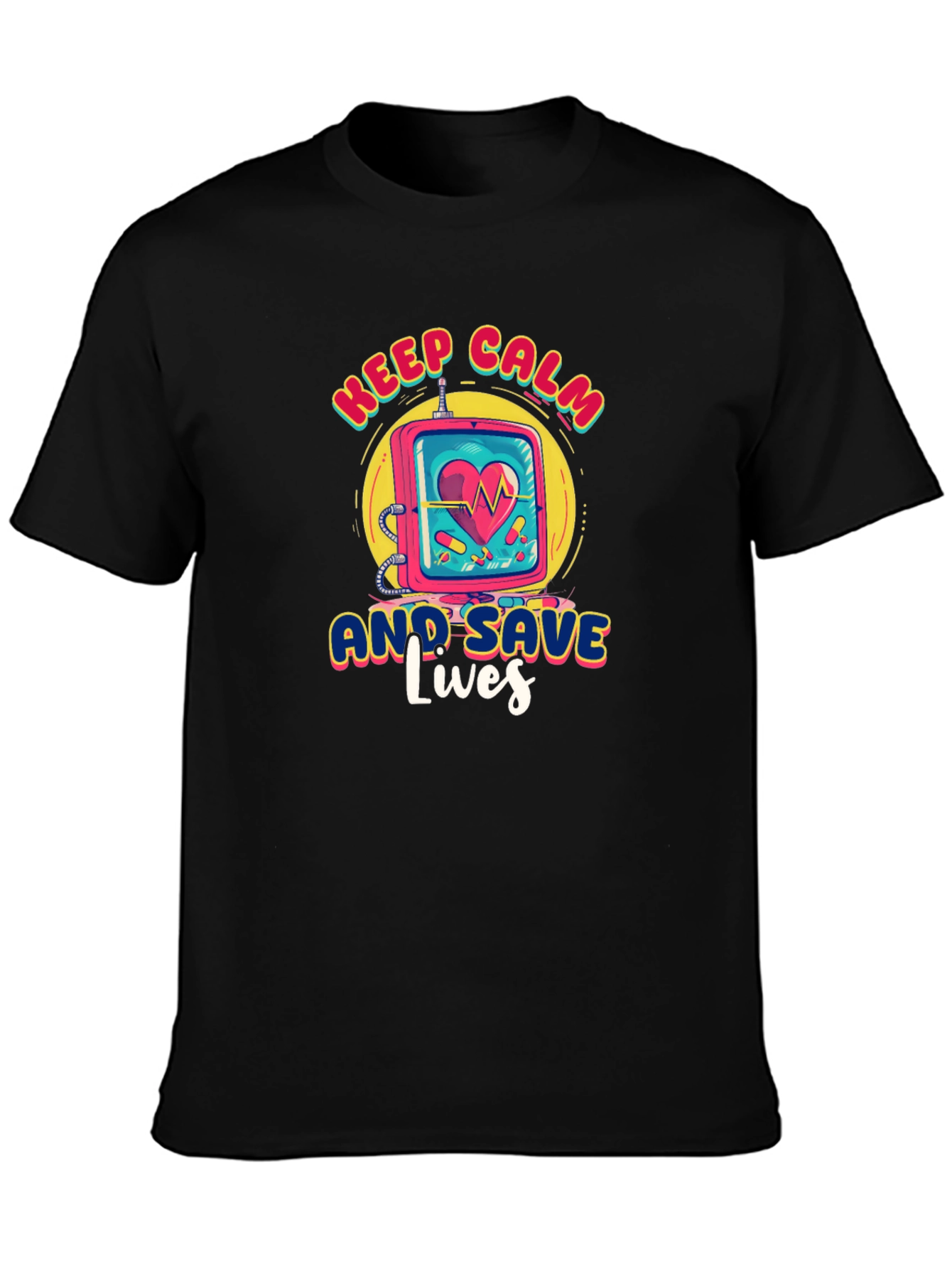 Keep Calm Save Lives Graphic Tee