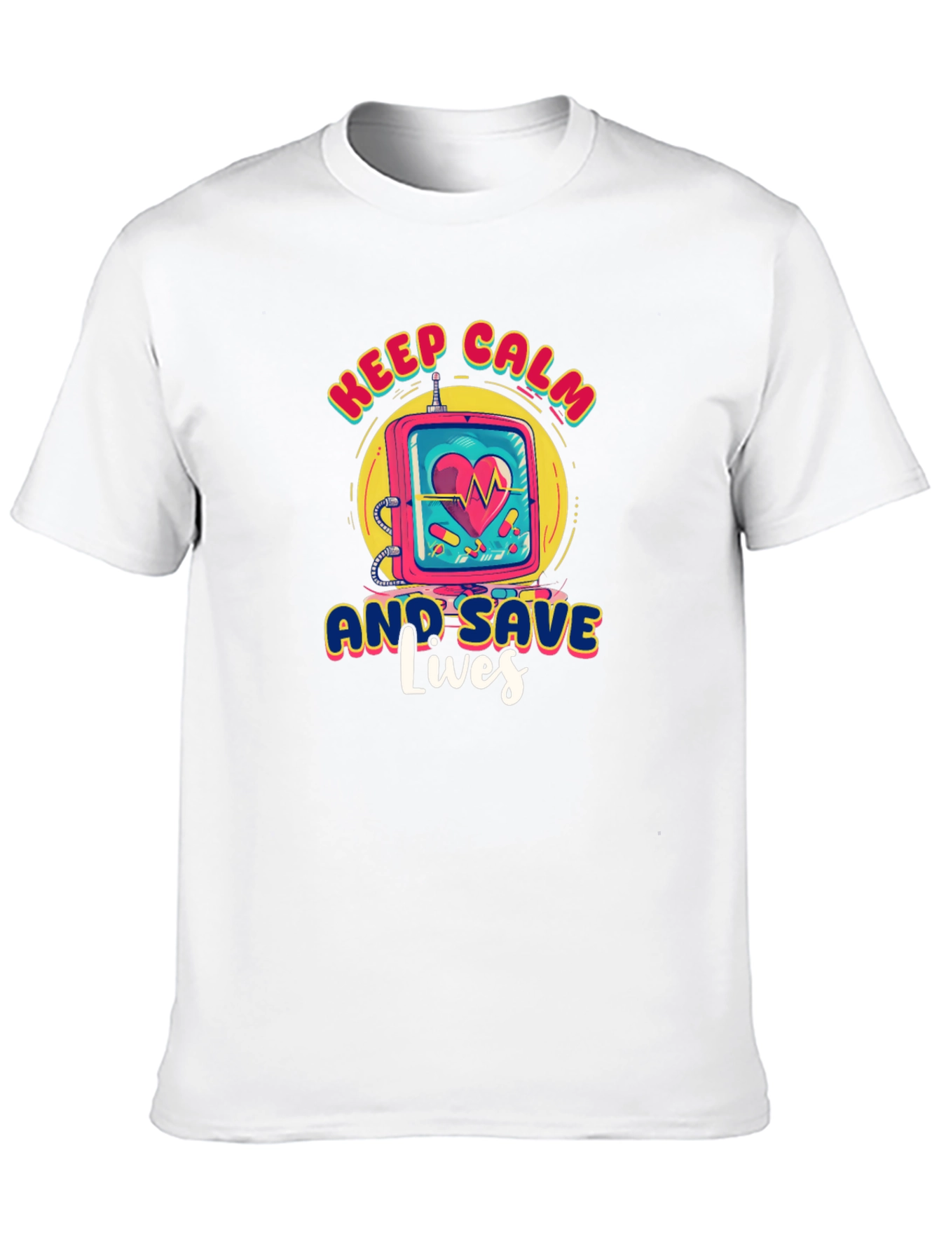 Keep Calm Save Lives Graphic Tee