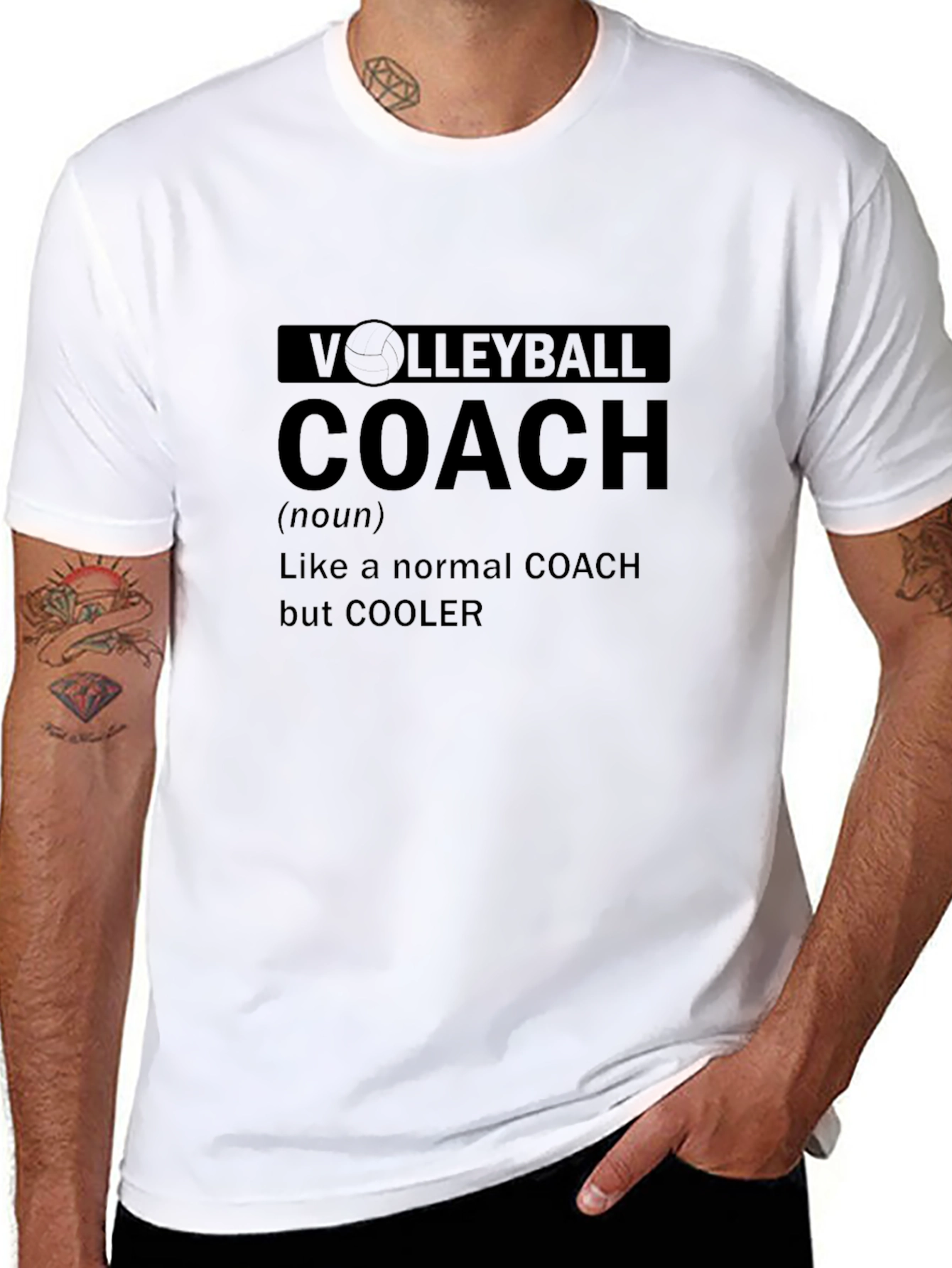 Volleyball Coach Graphic Tee - Cool & Comfy