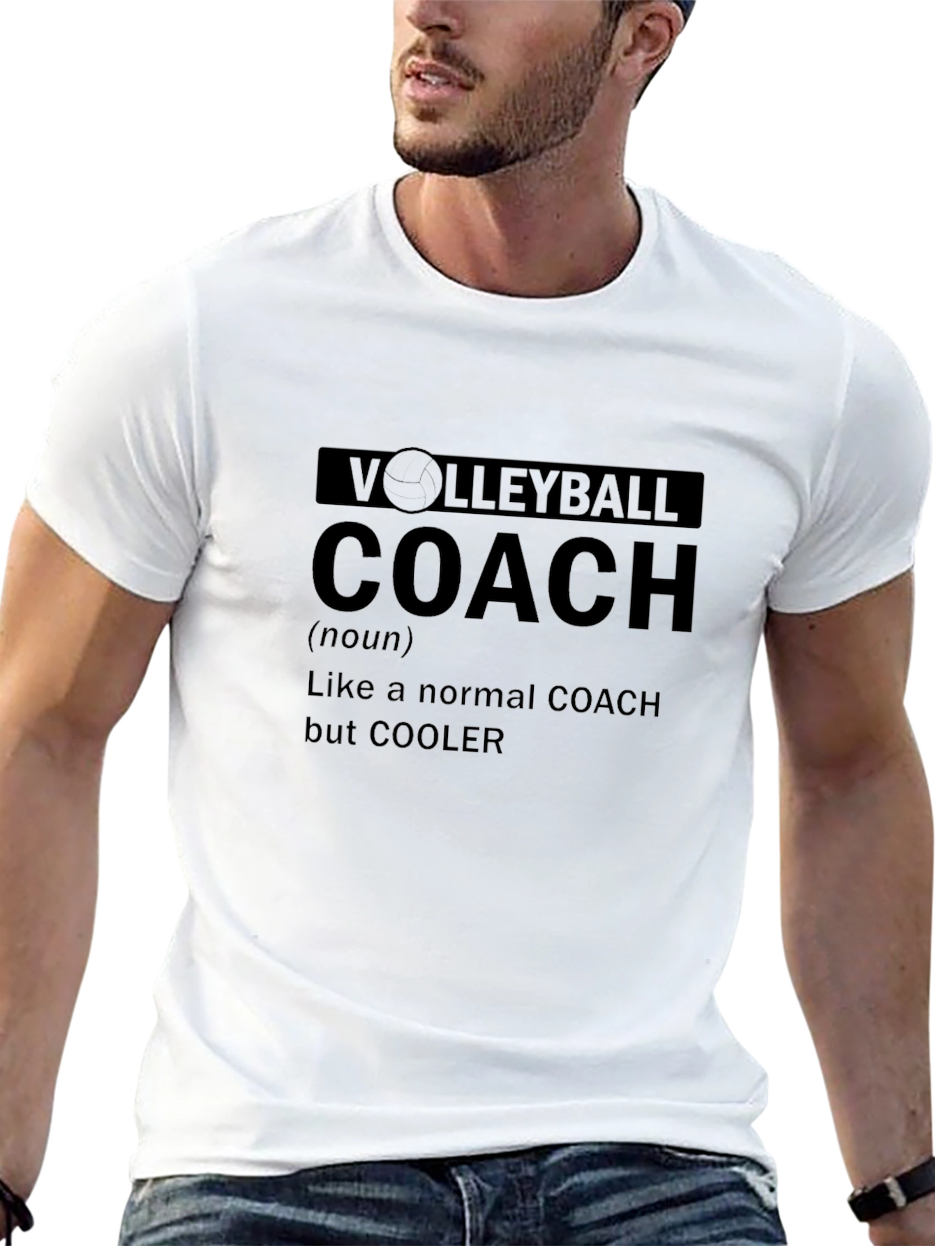 Volleyball Coach Graphic Tee - Cool & Comfy
