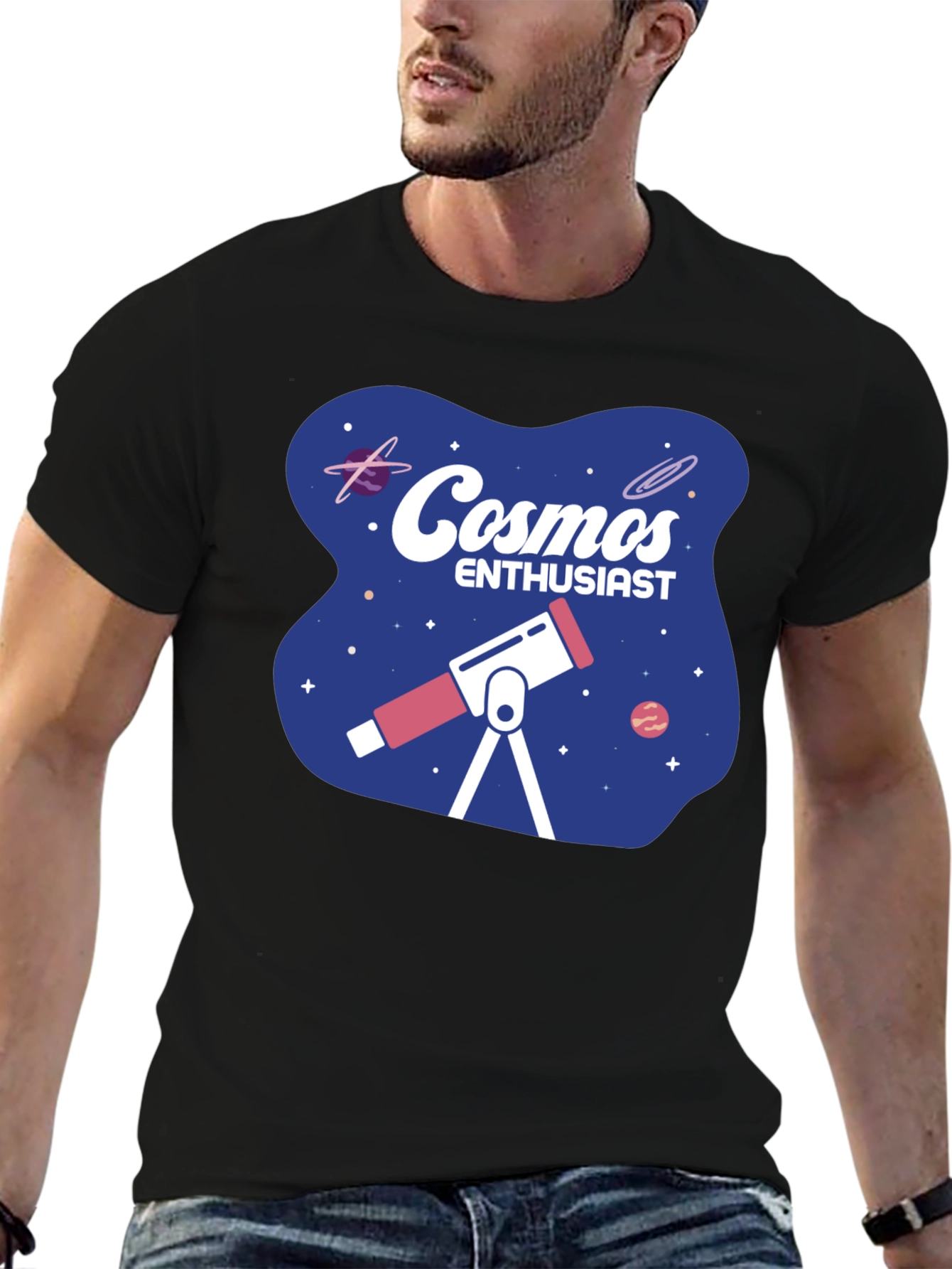 Cosmos Enthusiast T-Shirt - Space Lover Tee