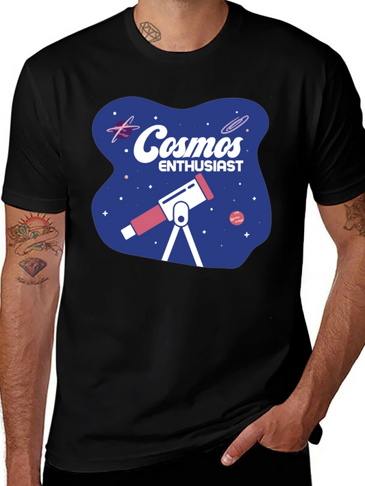 Cosmos Enthusiast T-Shirt - Space Lover Tee