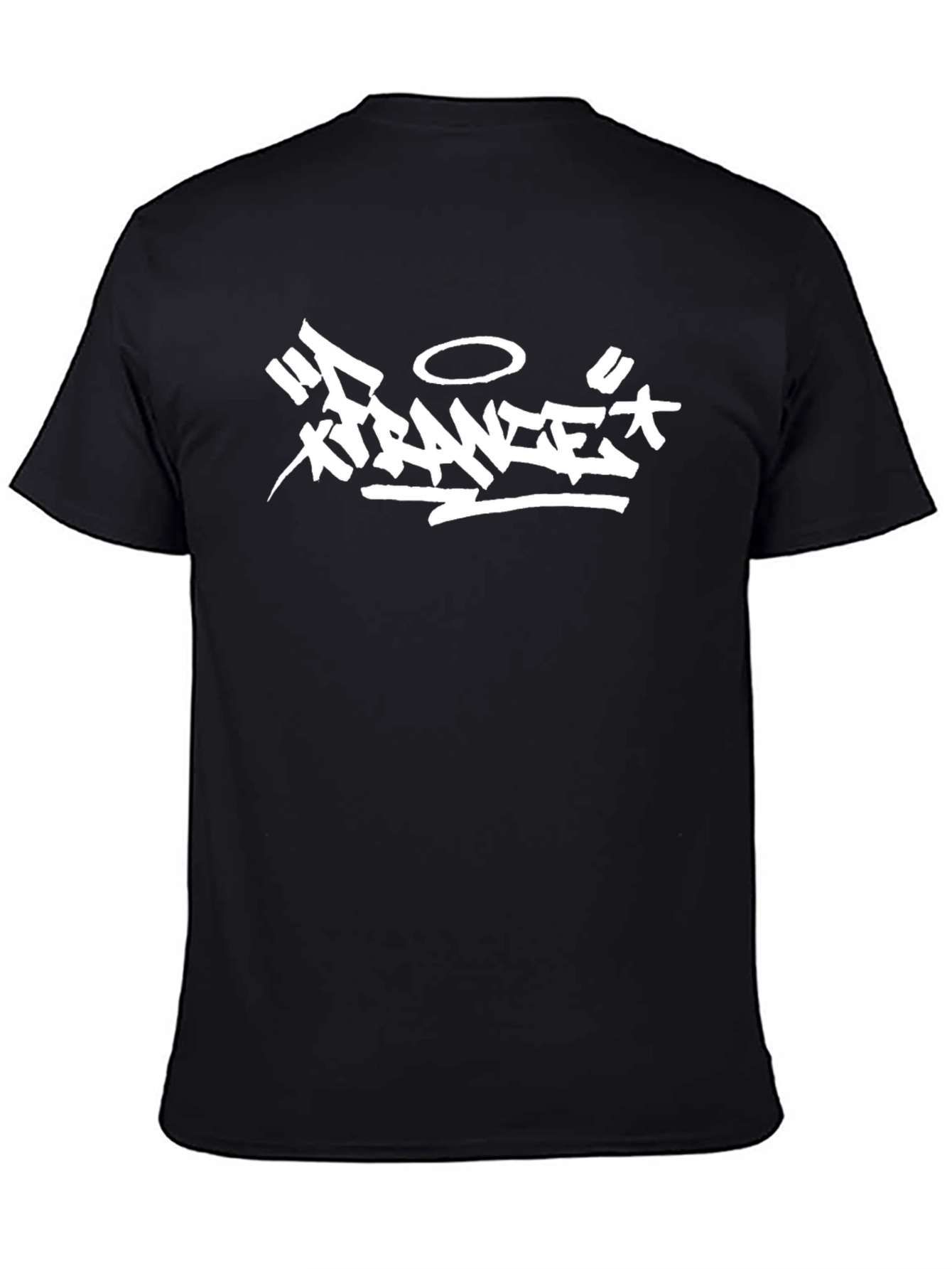 Xtrance White Graphic Black T-Shirt