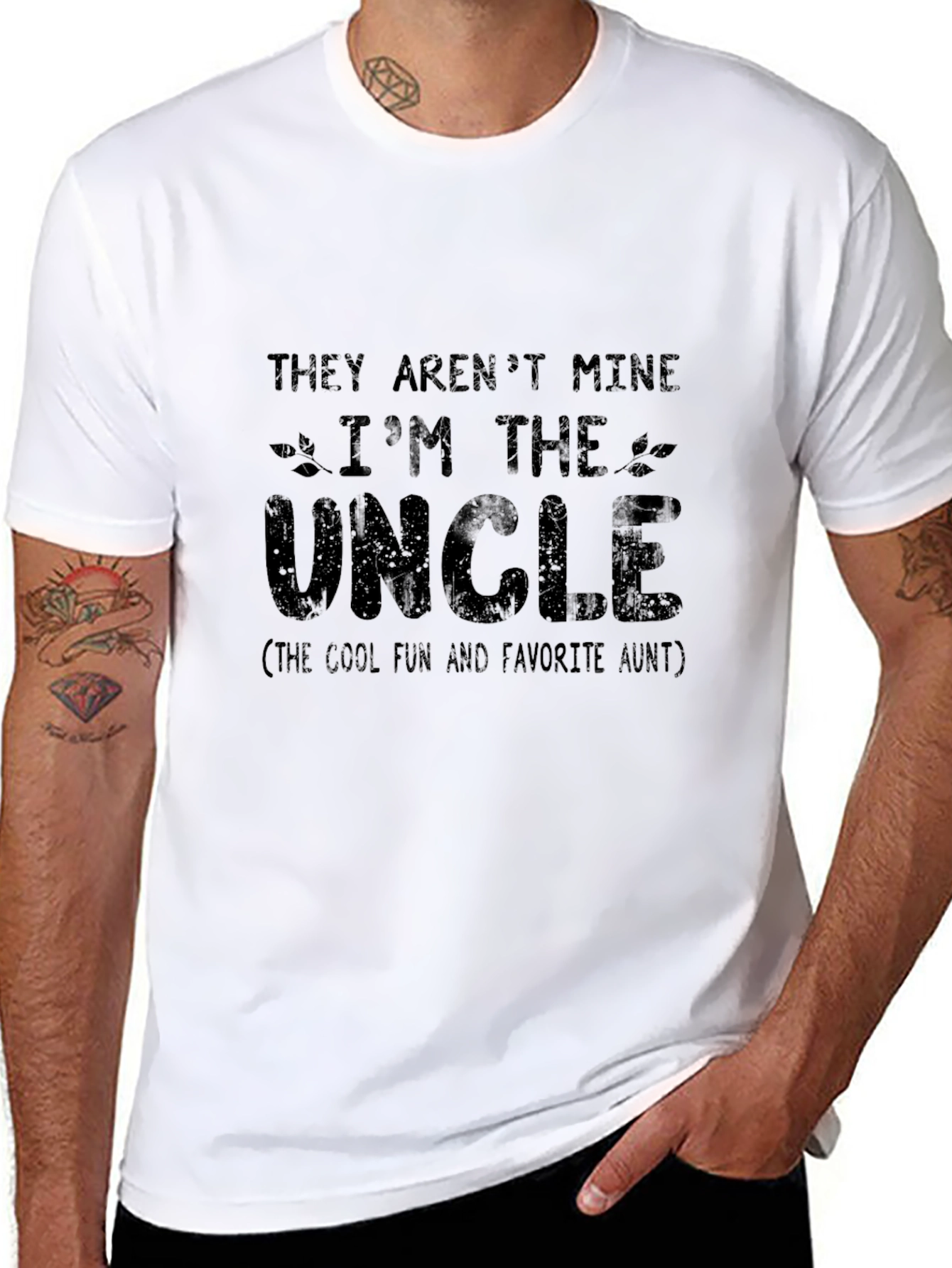 Cool Uncle T-Shirt: Fun & Favorite Aunt!