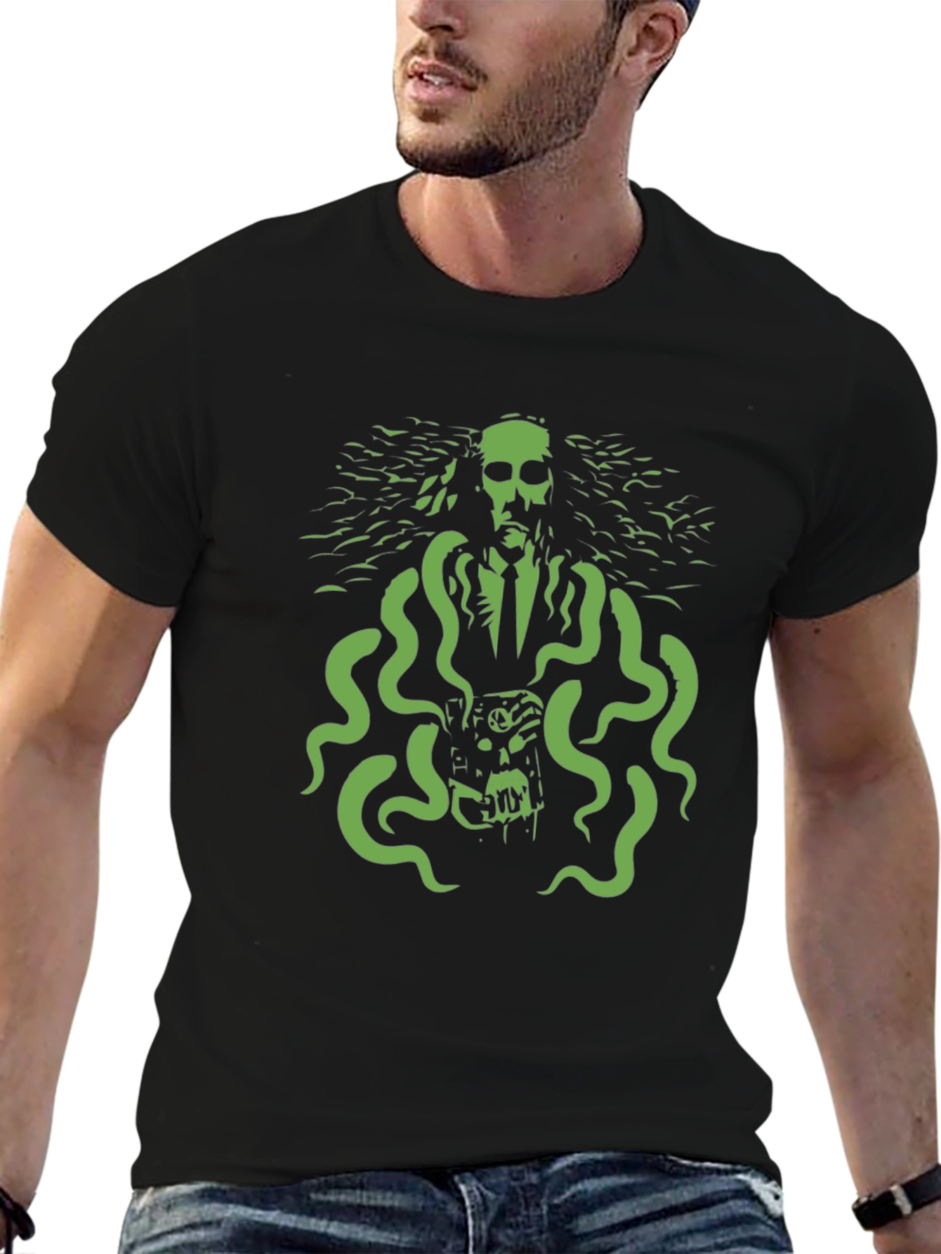 Cthulhu Graphic Tee - Mens Black T-Shirt