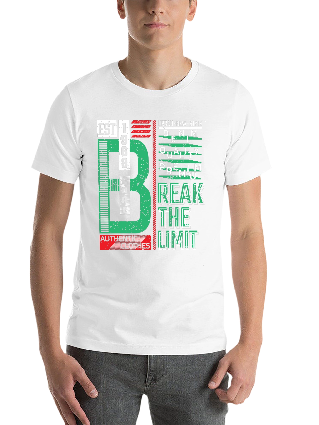 Urban Style Graphic Tee - Est. 1968 Premium Quality