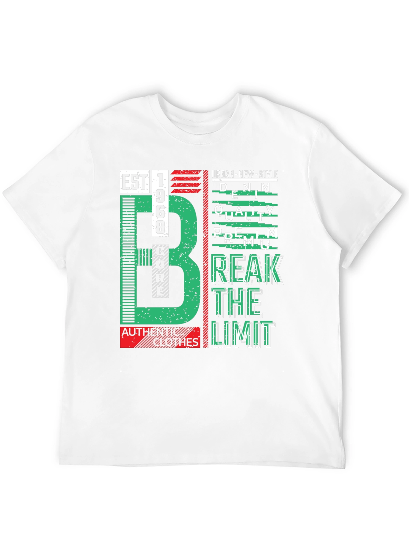 Urban Style Graphic Tee - Est. 1968 Premium Quality
