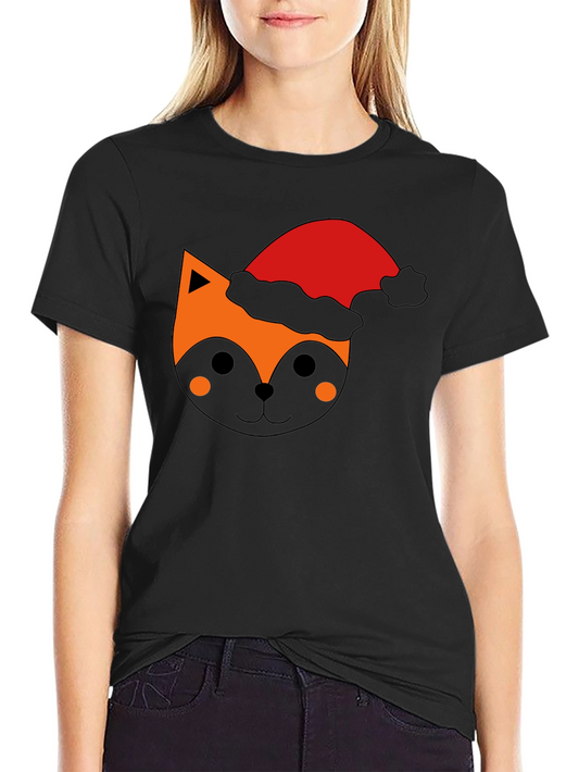 Festive Fox Tee - Holiday Graphic T-Shirt