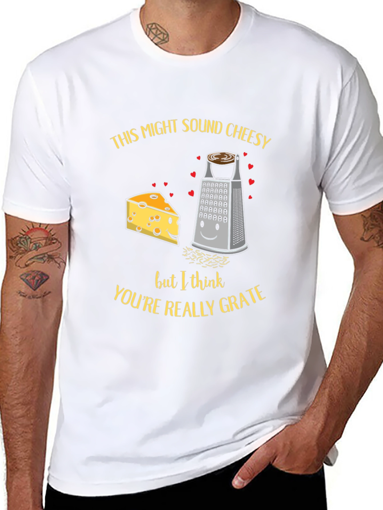 Cheesy Grater Pun T-Shirt