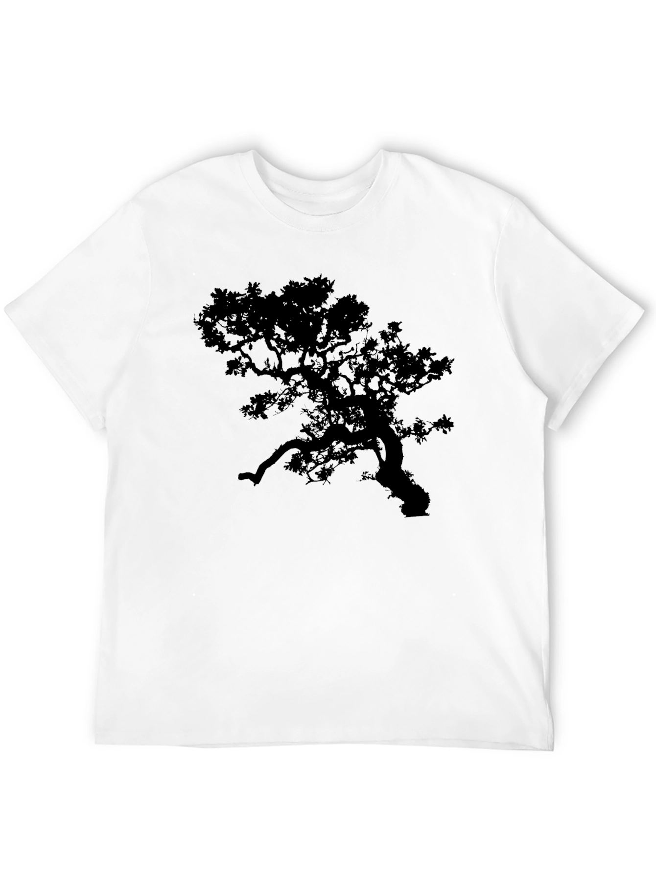 Tree Silhouette Black T-Shirt