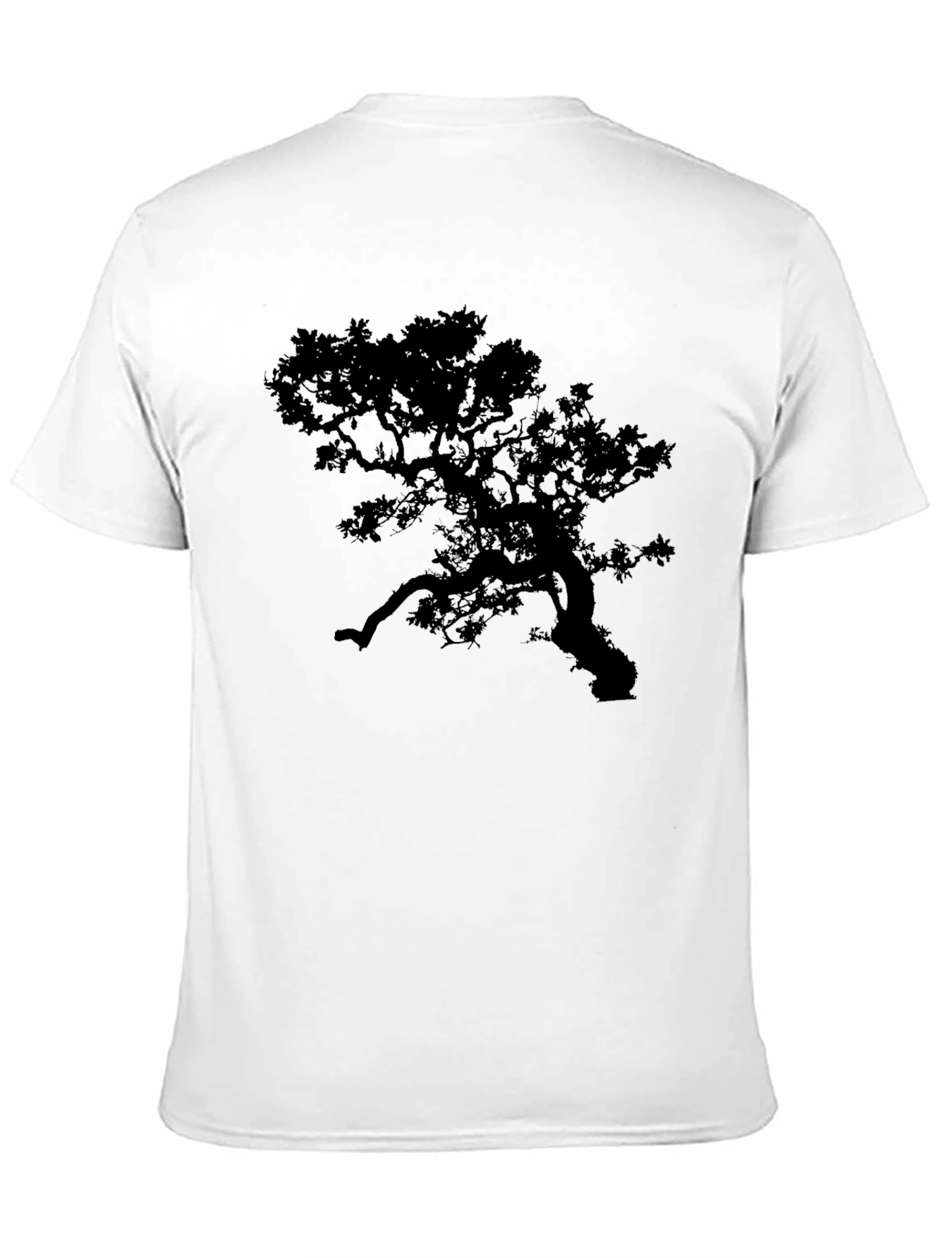 Tree Silhouette Black T-Shirt