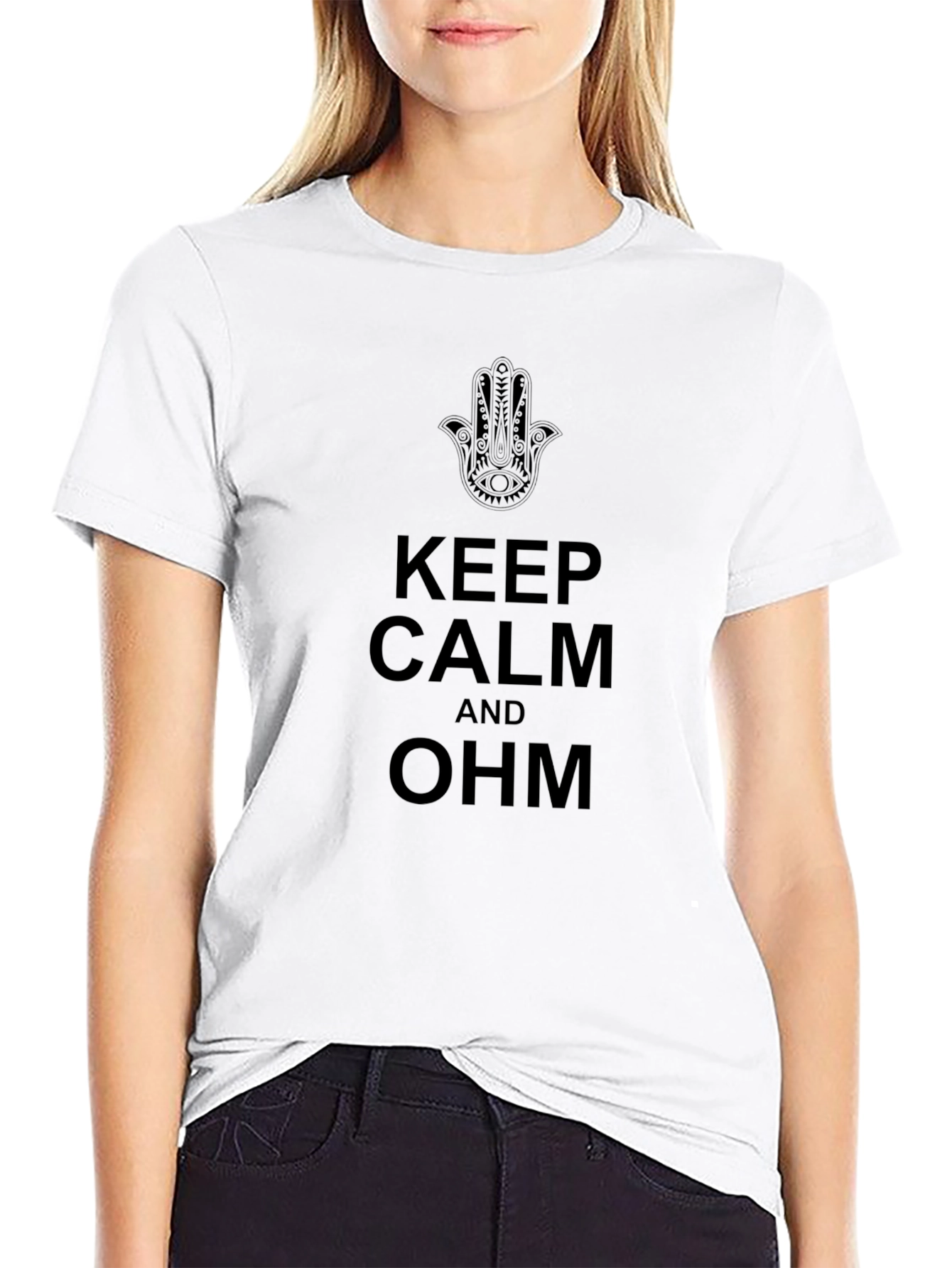 Keep Calm and Ohm Graphic Tee