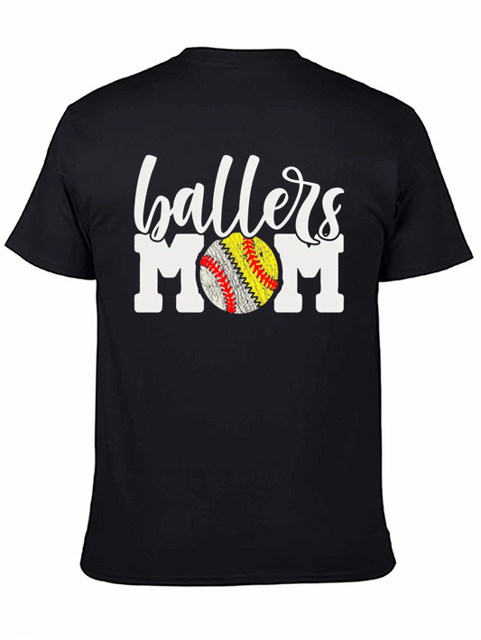 Ballers Mom Graphic T-Shirt