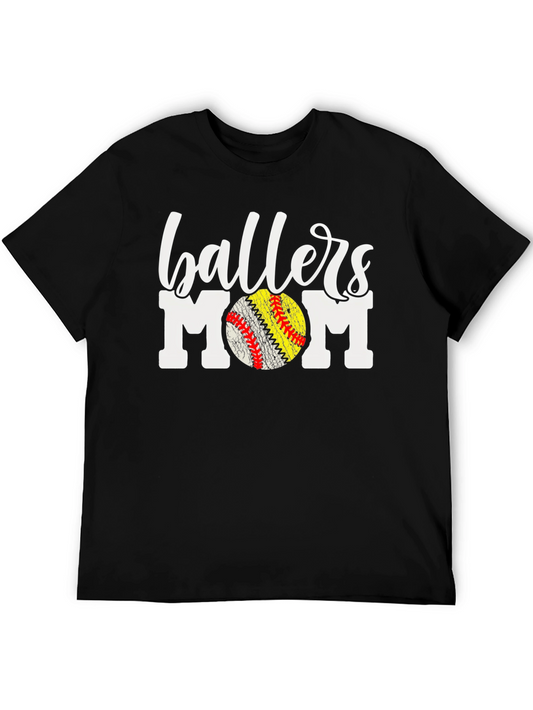 Ballers Mom Graphic T-Shirt