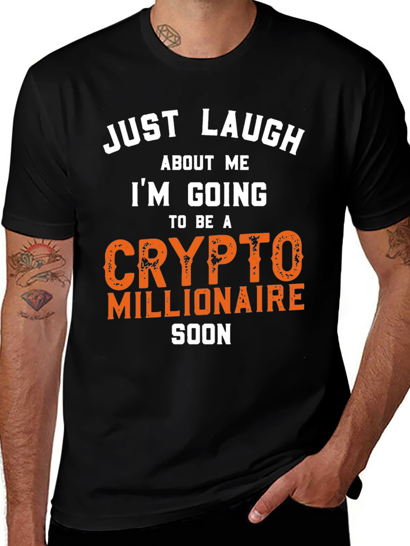 Crypto Millionaire Funny T-Shirt