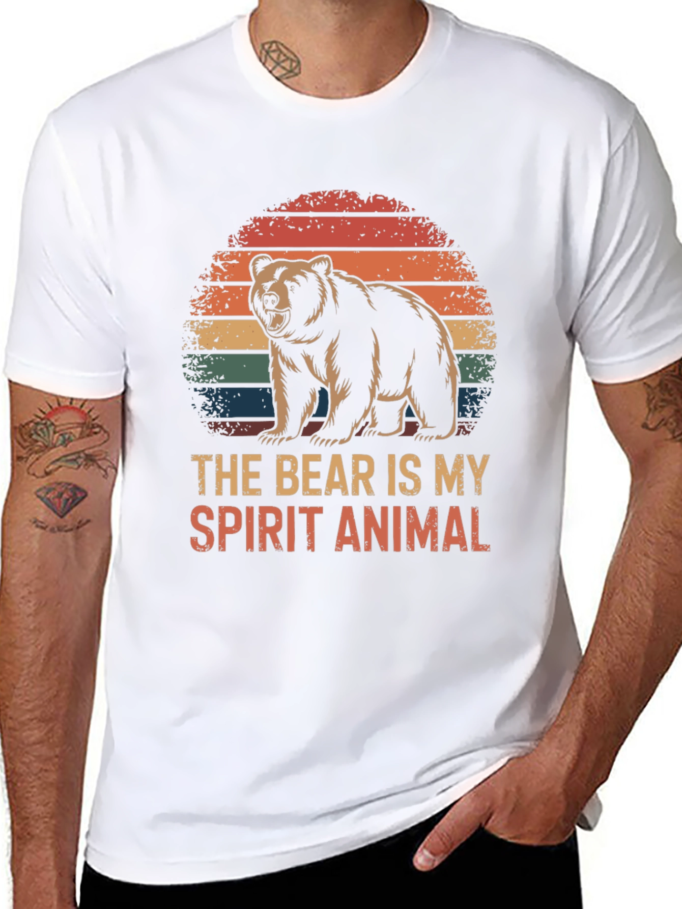 The Bear is My Spirit Animal Graphic T-Shirt