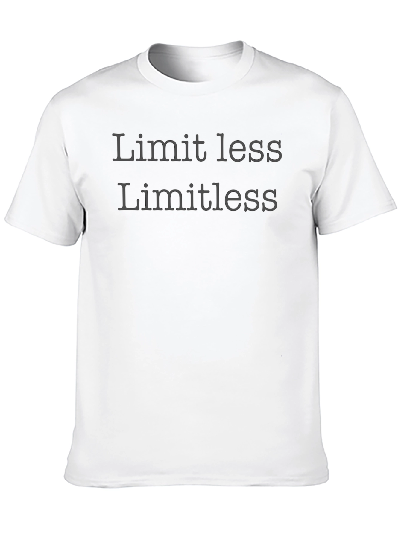 Limitless Black Crewneck T-Shirt