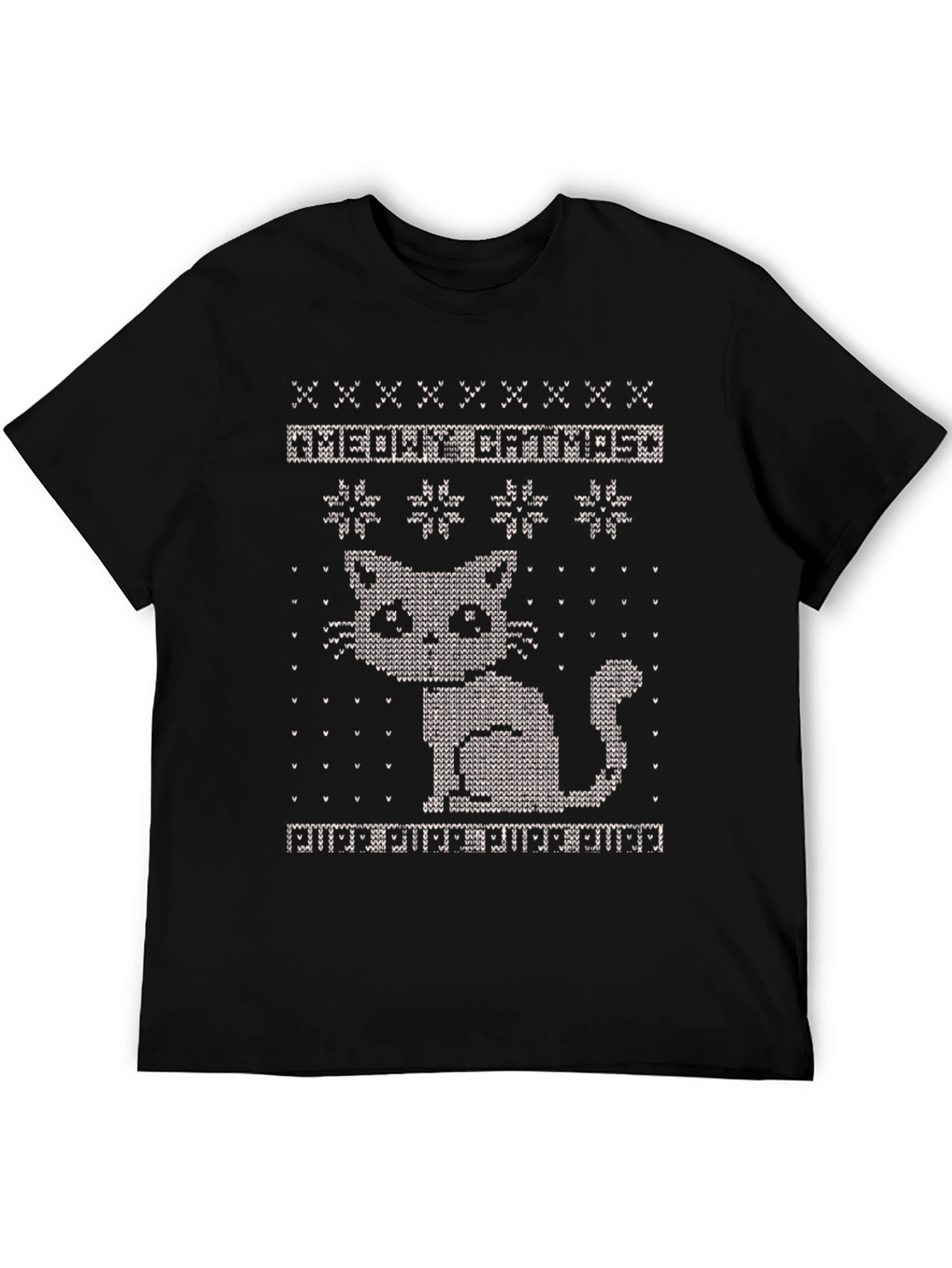 Meowy Catmas Ugly Christmas Sweater T-Shirt