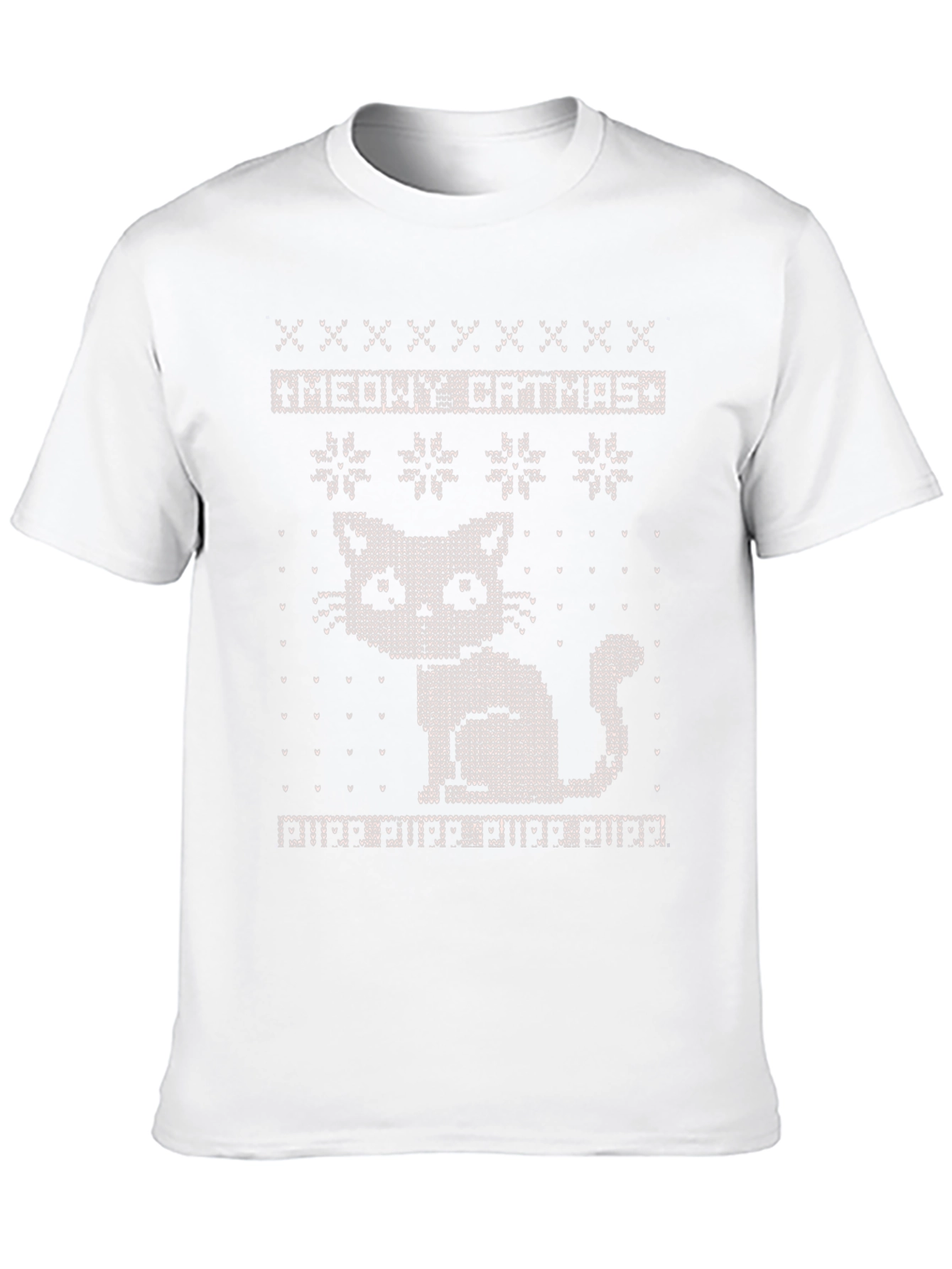 Meowy Catmas Ugly Christmas Sweater T-Shirt